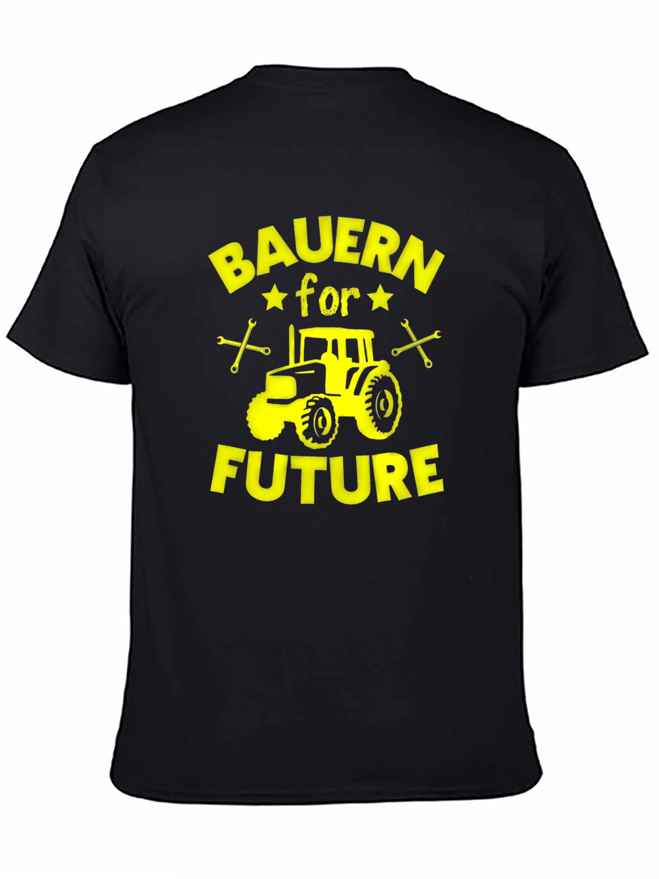 Bauern for Future Black Cotton Graphic Tee