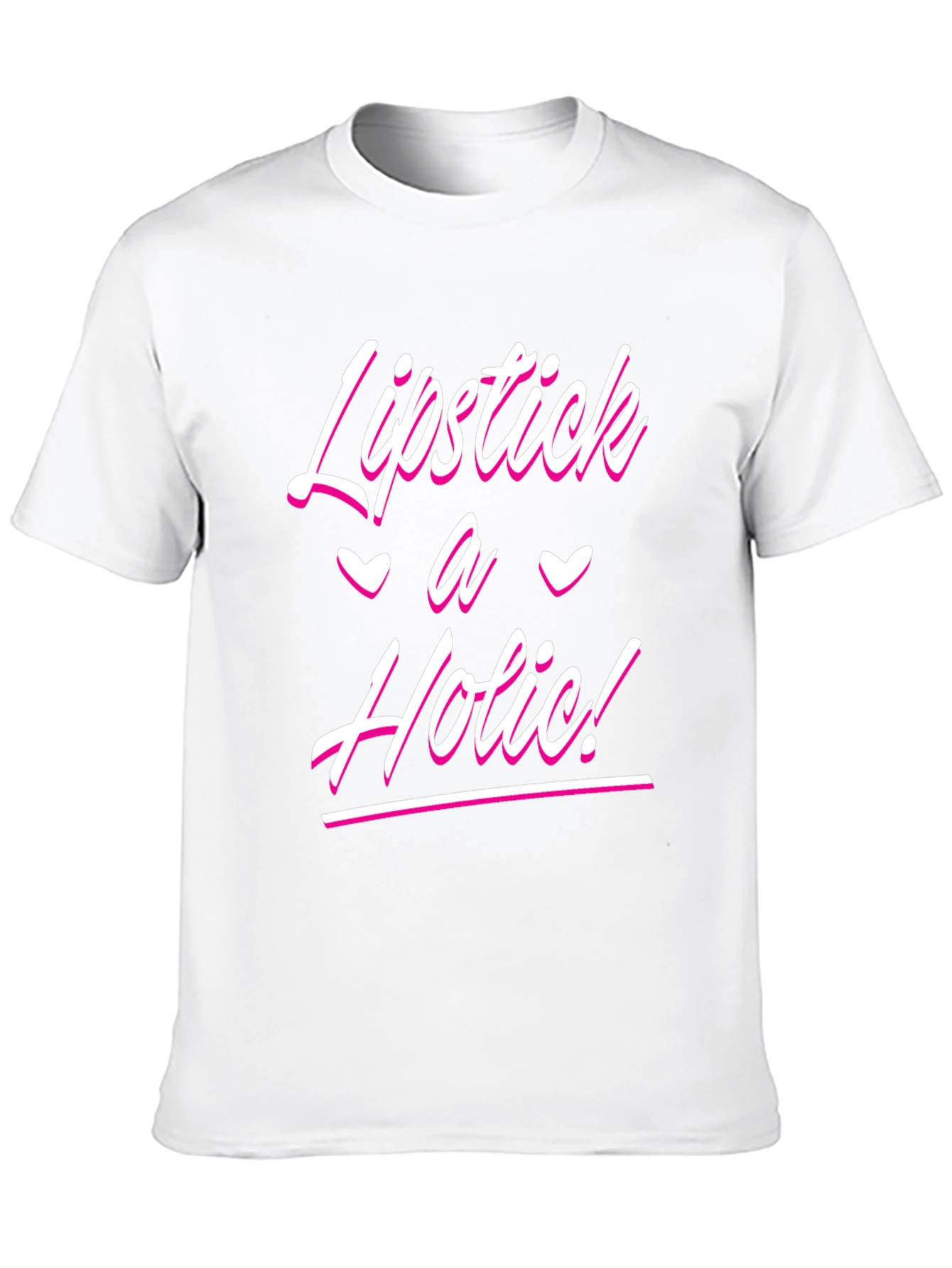 Lipstick A Holic! Black T-Shirt