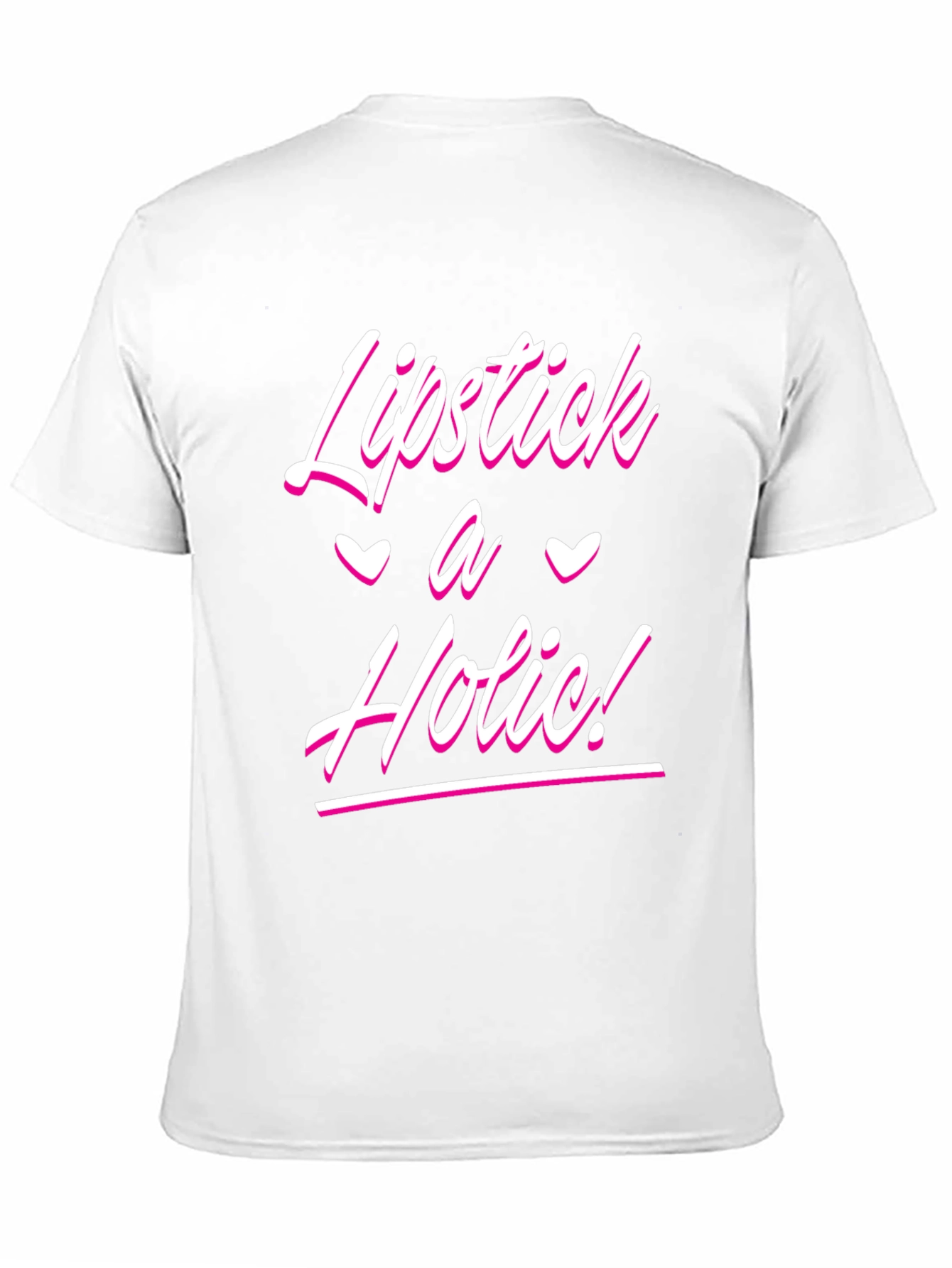 Lipstick A Holic! Black T-Shirt