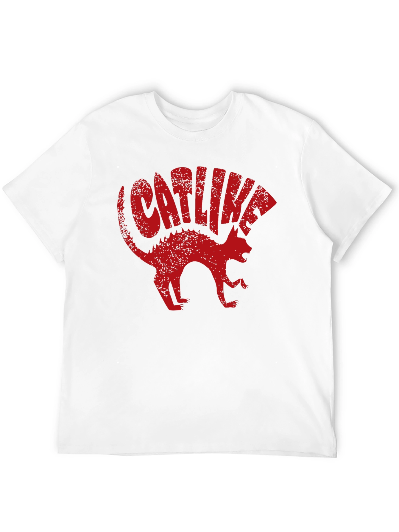 Catlike T-Shirt - Mens Black Graphic Tee