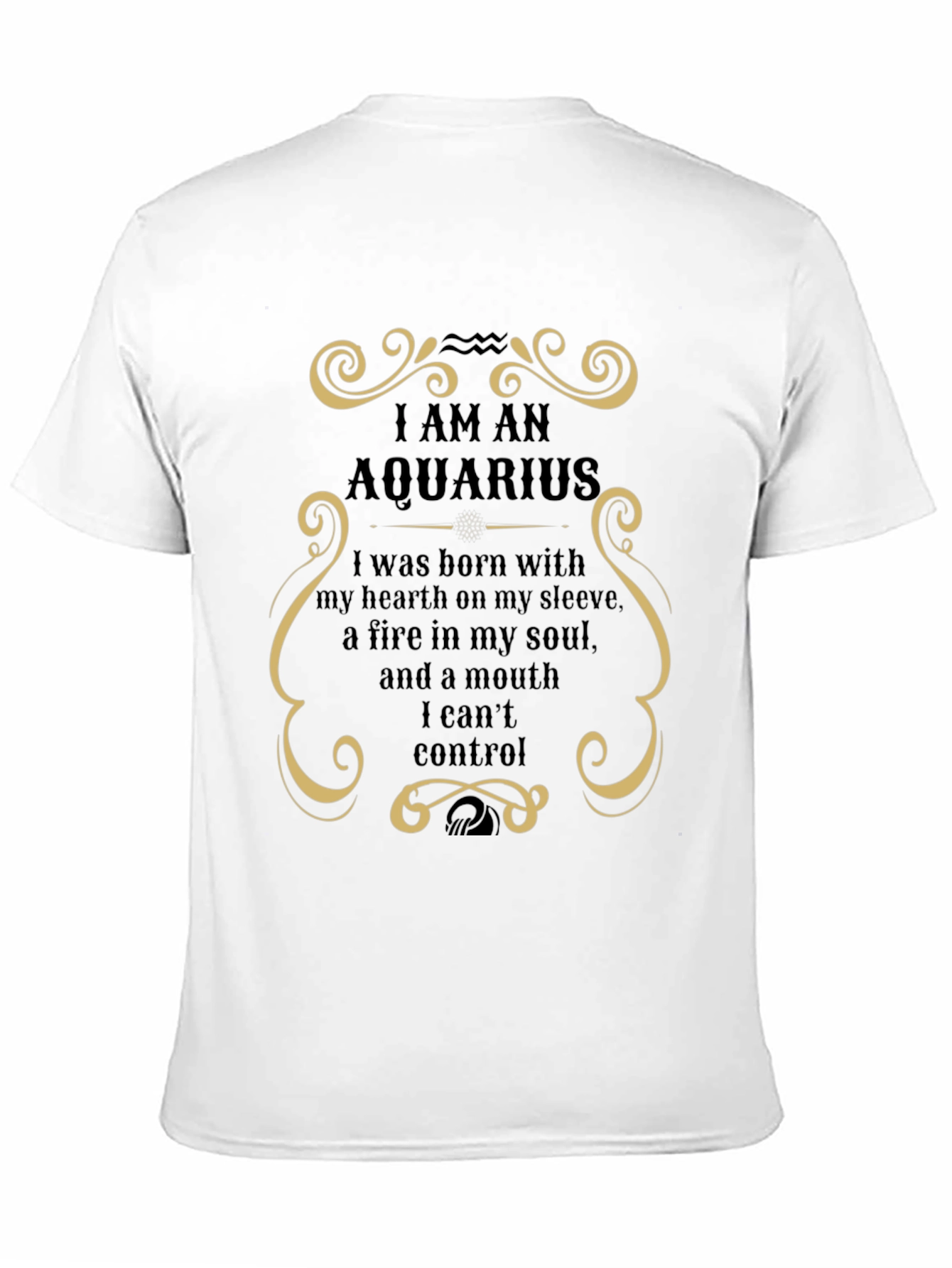 Aquarius Zodiac Graphic T-Shirt