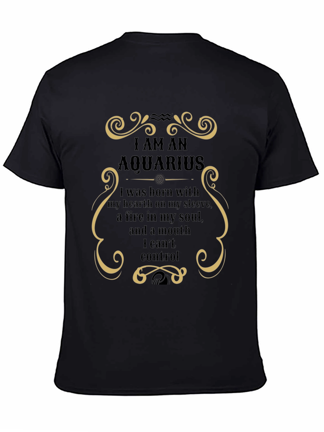 Aquarius Zodiac Graphic T-Shirt