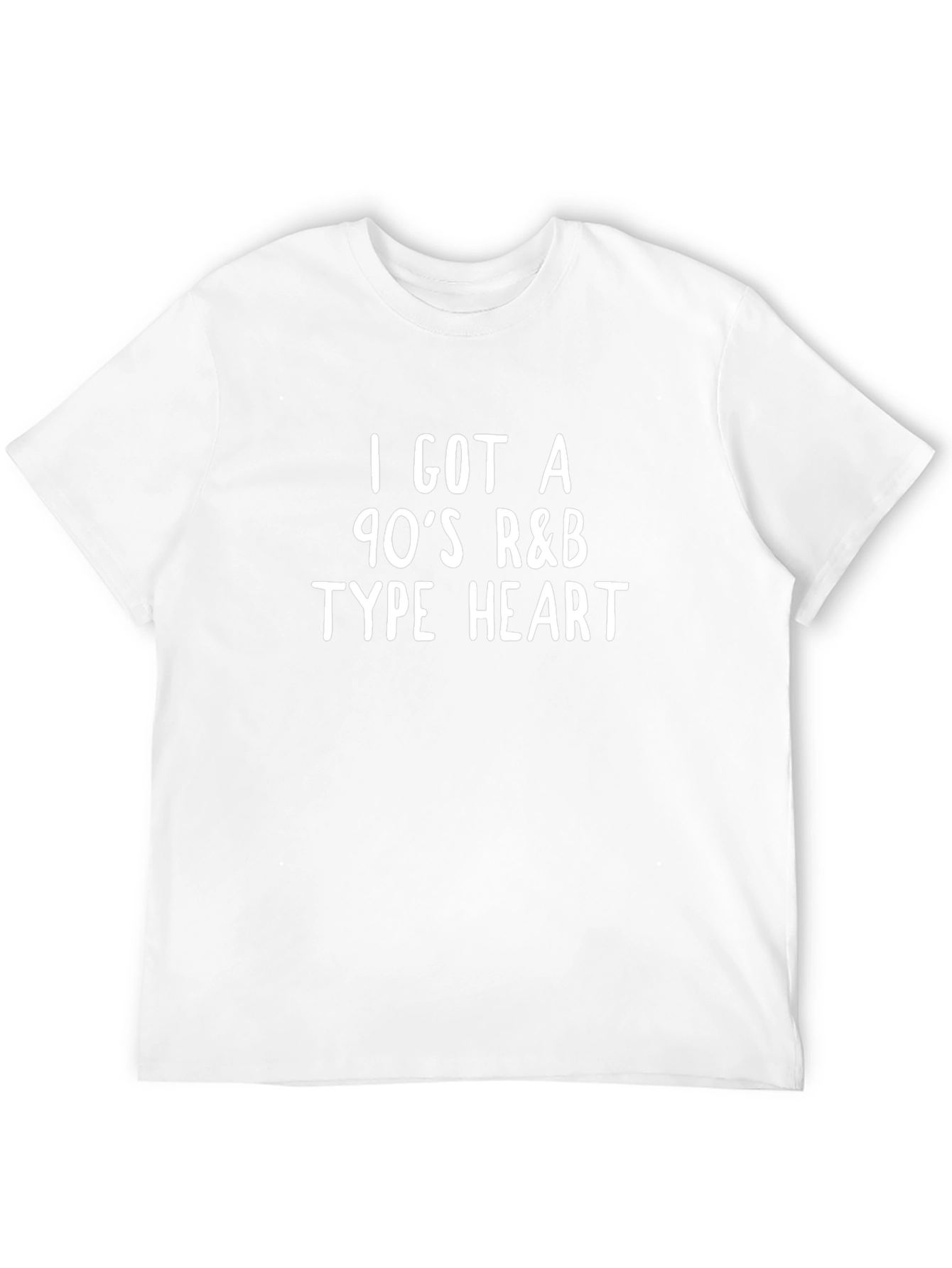 90s R&B Heart Graphic T-Shirt - Classic Style