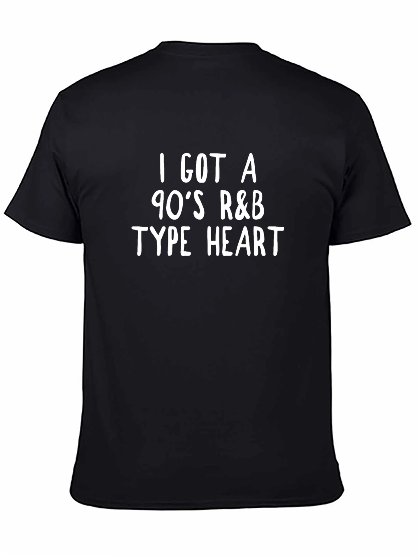 90s R&B Heart Graphic T-Shirt - Classic Style