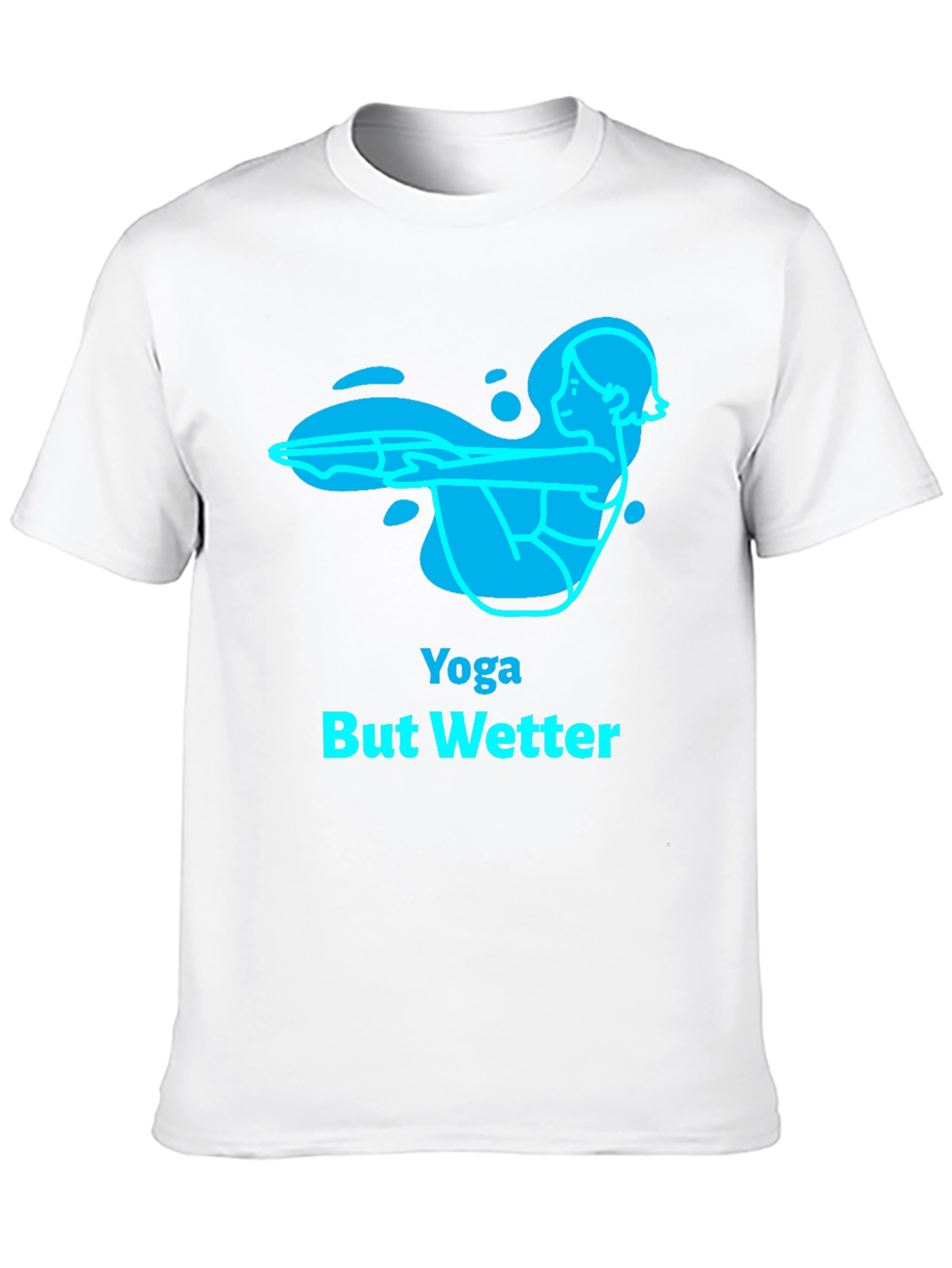 Yoga But Wetter Black T-Shirt