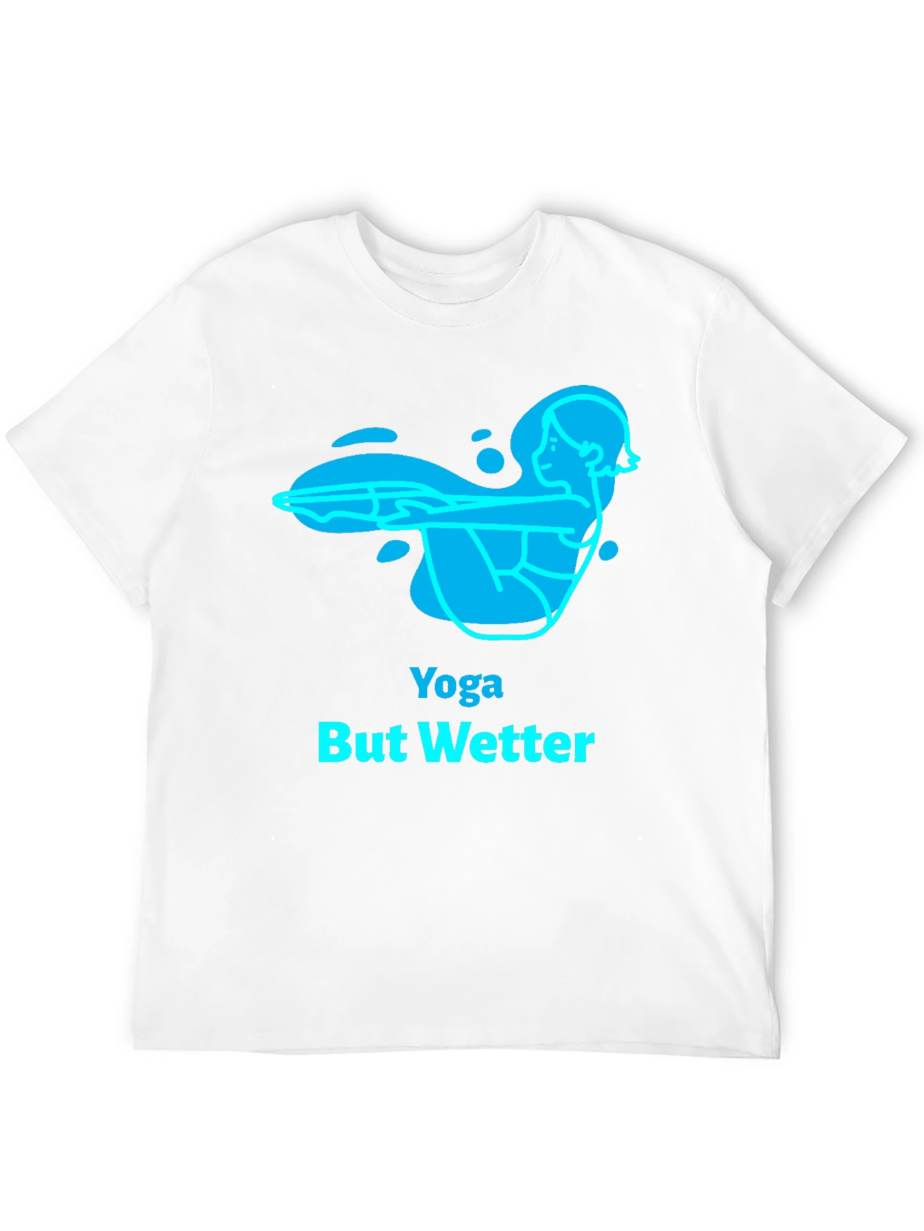 Yoga But Wetter Black T-Shirt