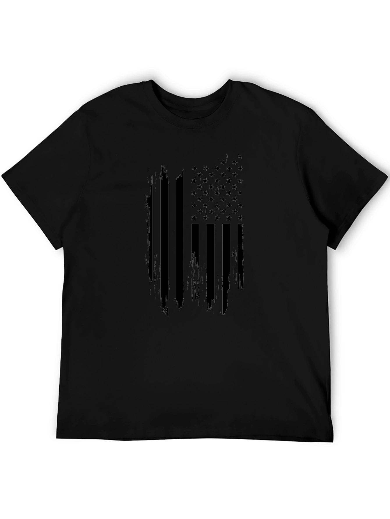 Distressed American Flag Graphic T-Shirt