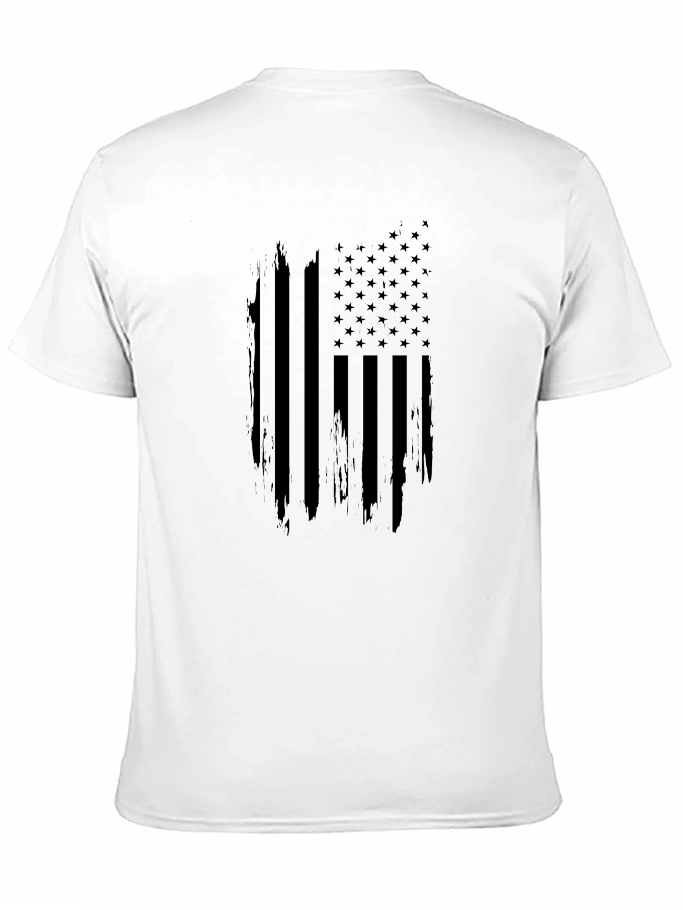 Distressed American Flag Graphic T-Shirt