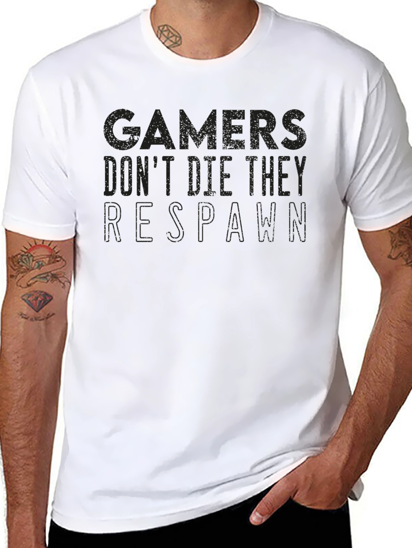 Gamers Dont Die They Respawn T-Shirt