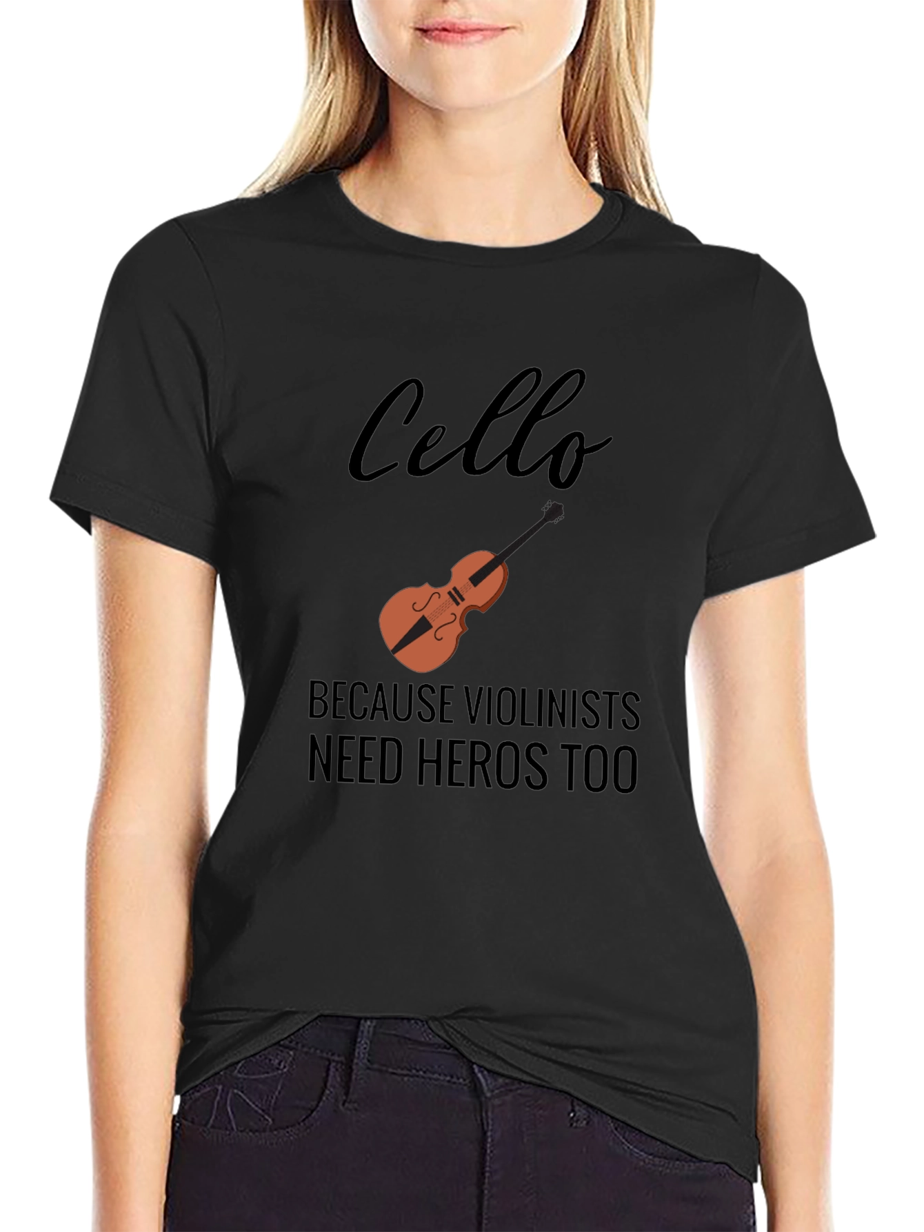 Cello Hero Tee - Music Lovers Gift