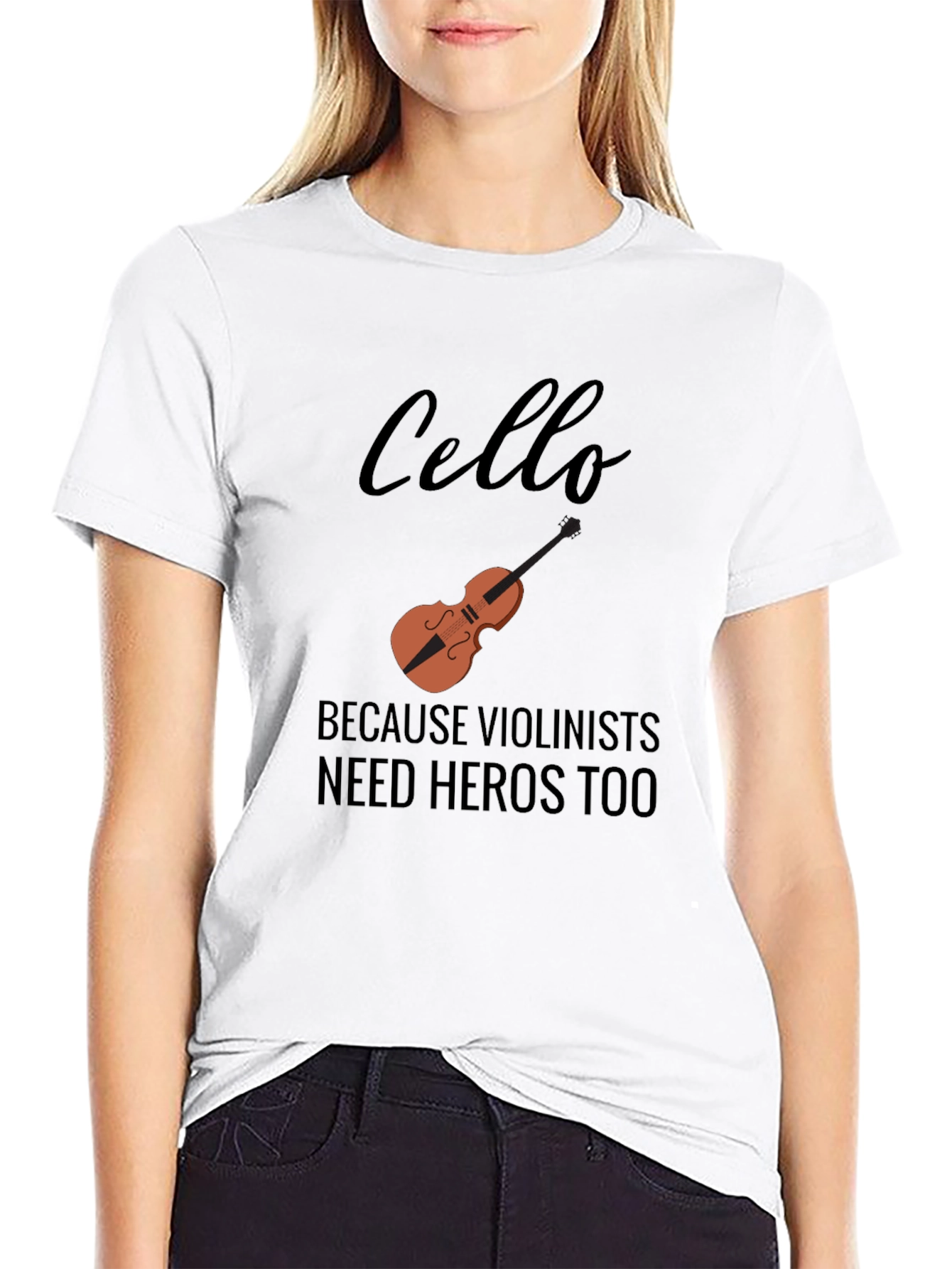 Cello Hero Tee - Music Lovers Gift