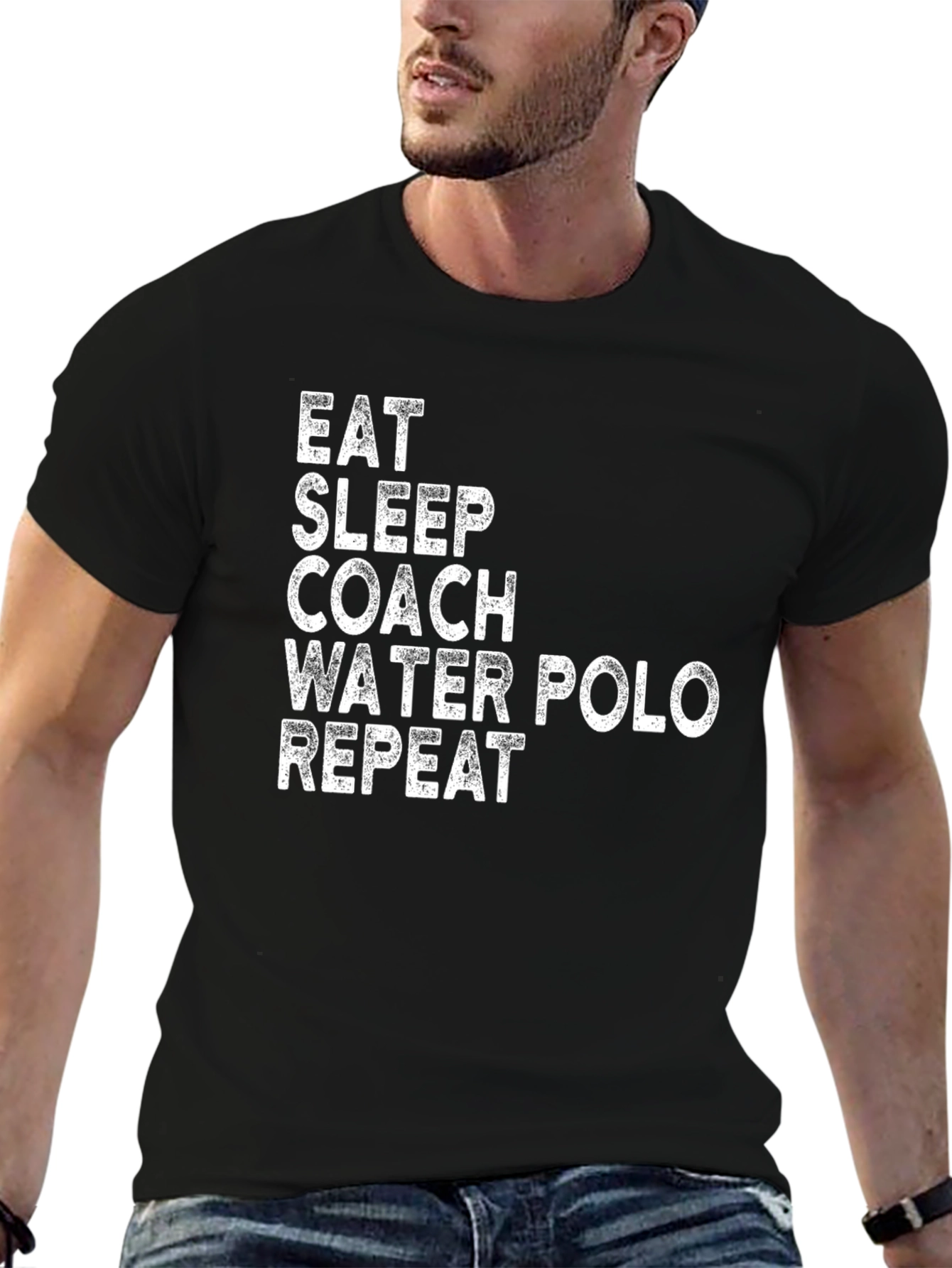 Eat Sleep Coach Water Polo Repeat T-Shirt