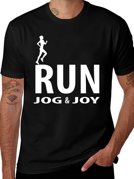Run Jog Joy Graphic T-Shirt