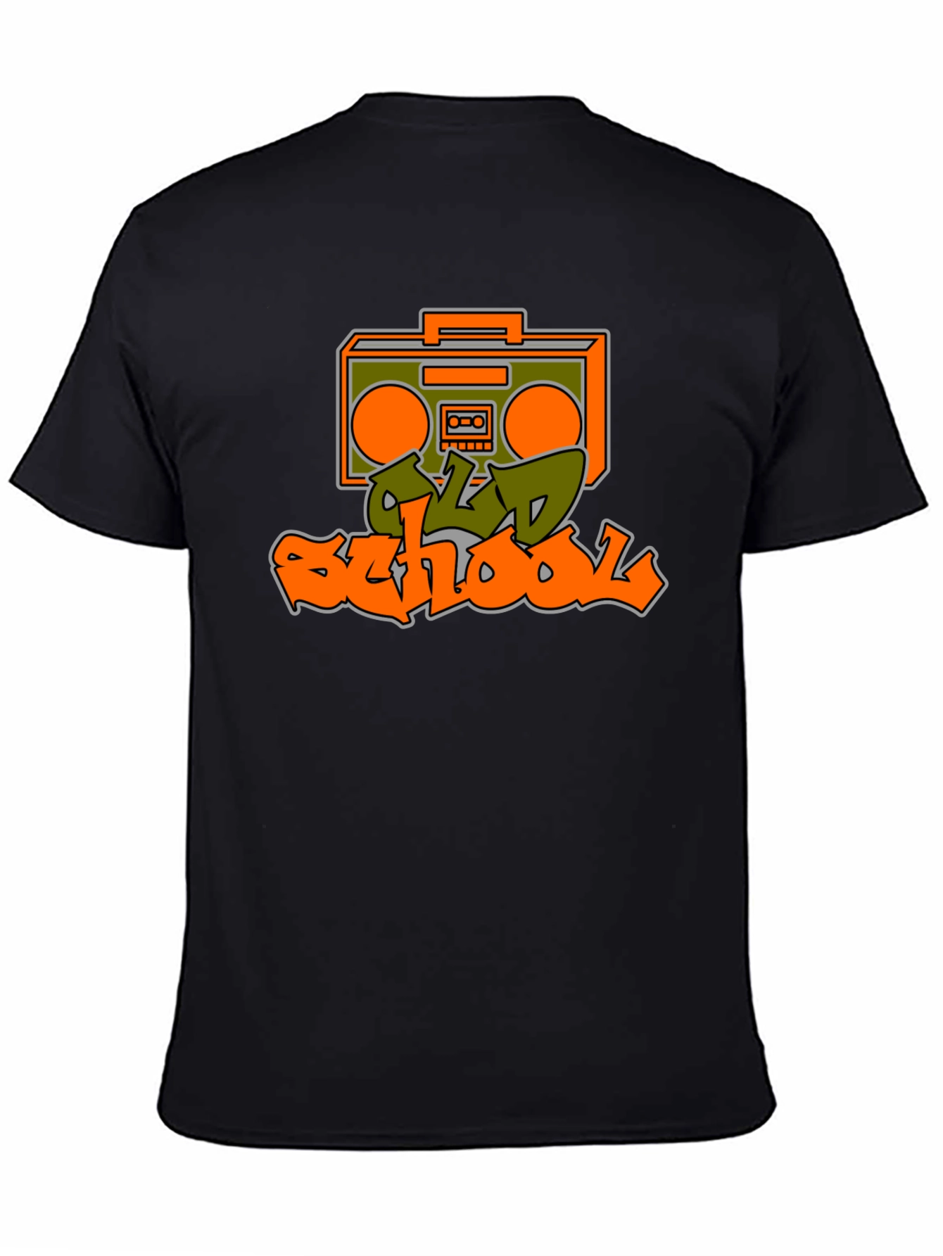 Old School Boombox Graphic Tee - Retro Style