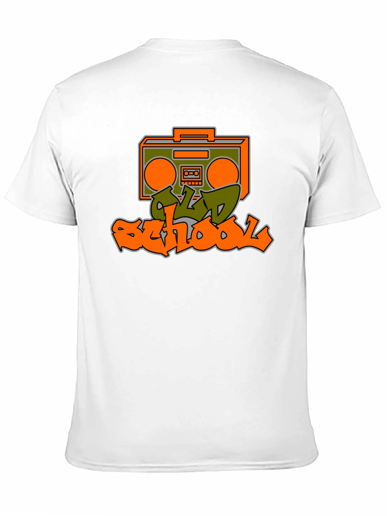 Old School Boombox Graphic Tee - Retro Style