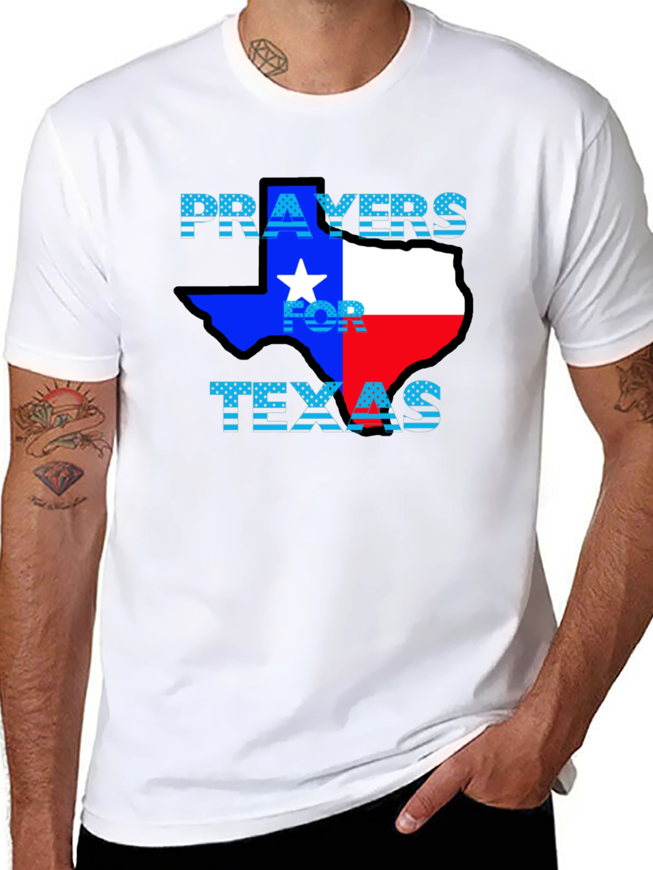 Prayers For Texas T-Shirt - Support Texas