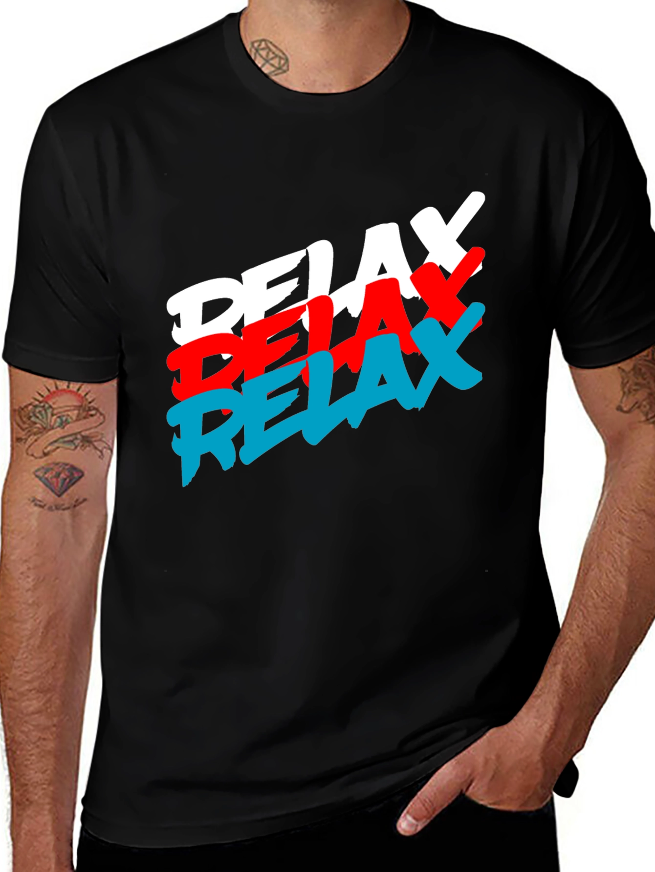 Relax Graphic Tee - Casual Comfort