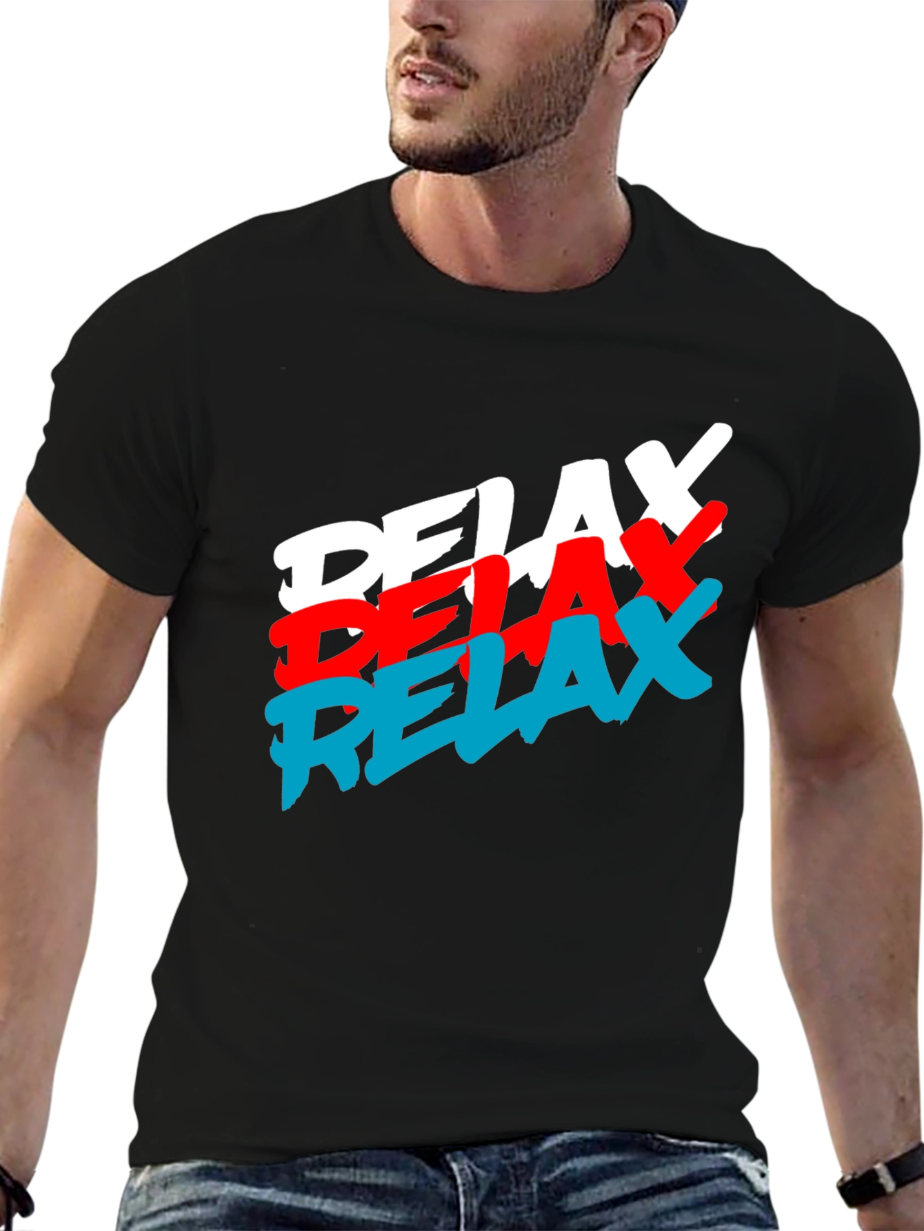 Relax Graphic Tee - Casual Comfort