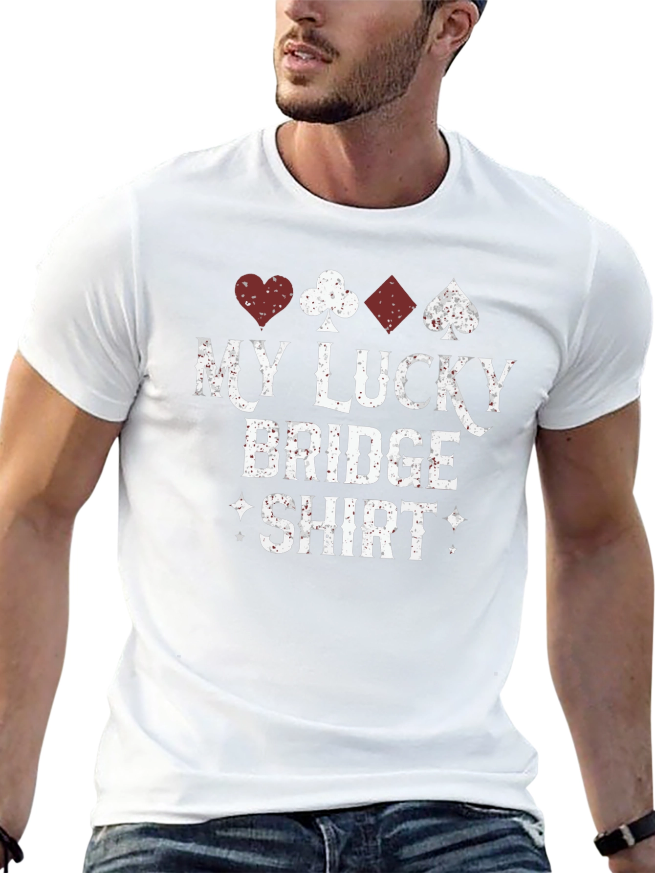 My Lucky Bridge Shirt - Card Suit Graphic Tee