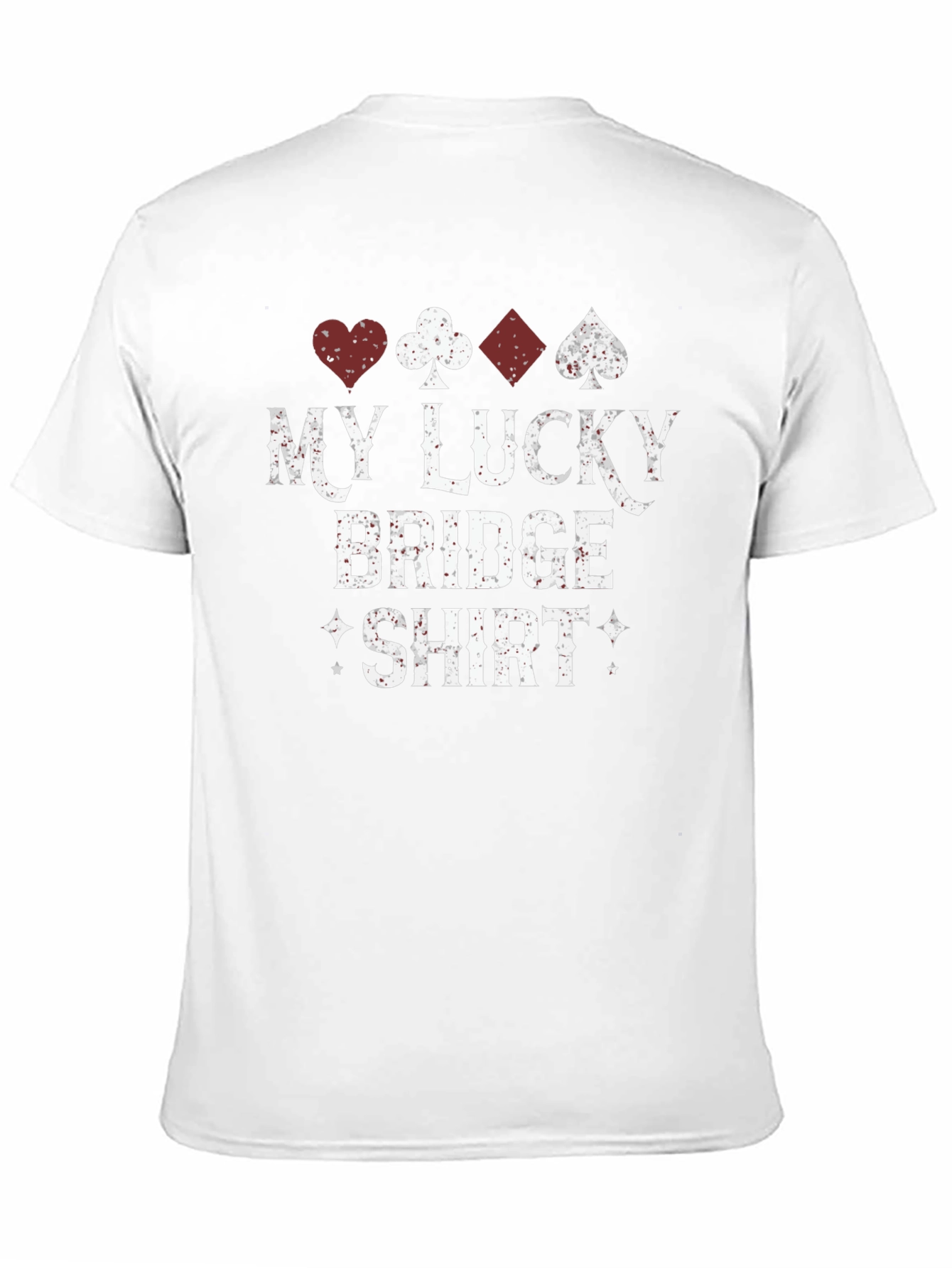My Lucky Bridge Shirt - Card Suit Graphic Tee