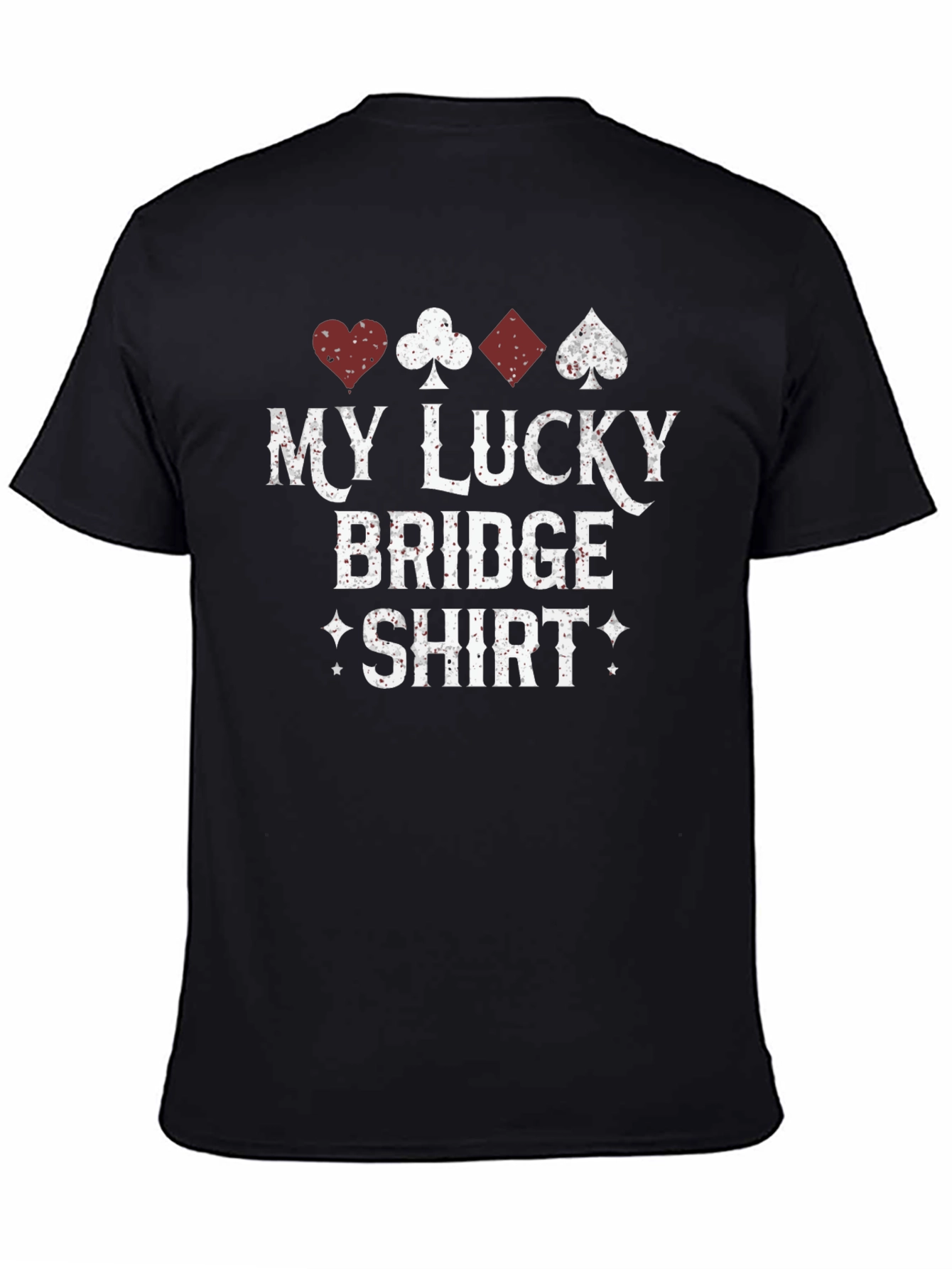 My Lucky Bridge Shirt - Card Suit Graphic Tee