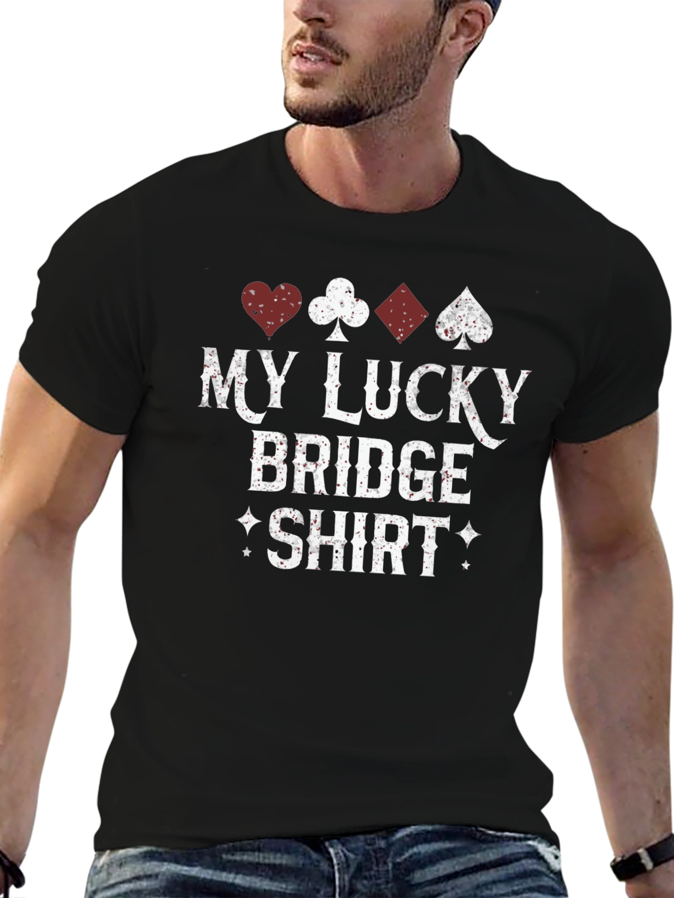 My Lucky Bridge Shirt - Card Suit Graphic Tee