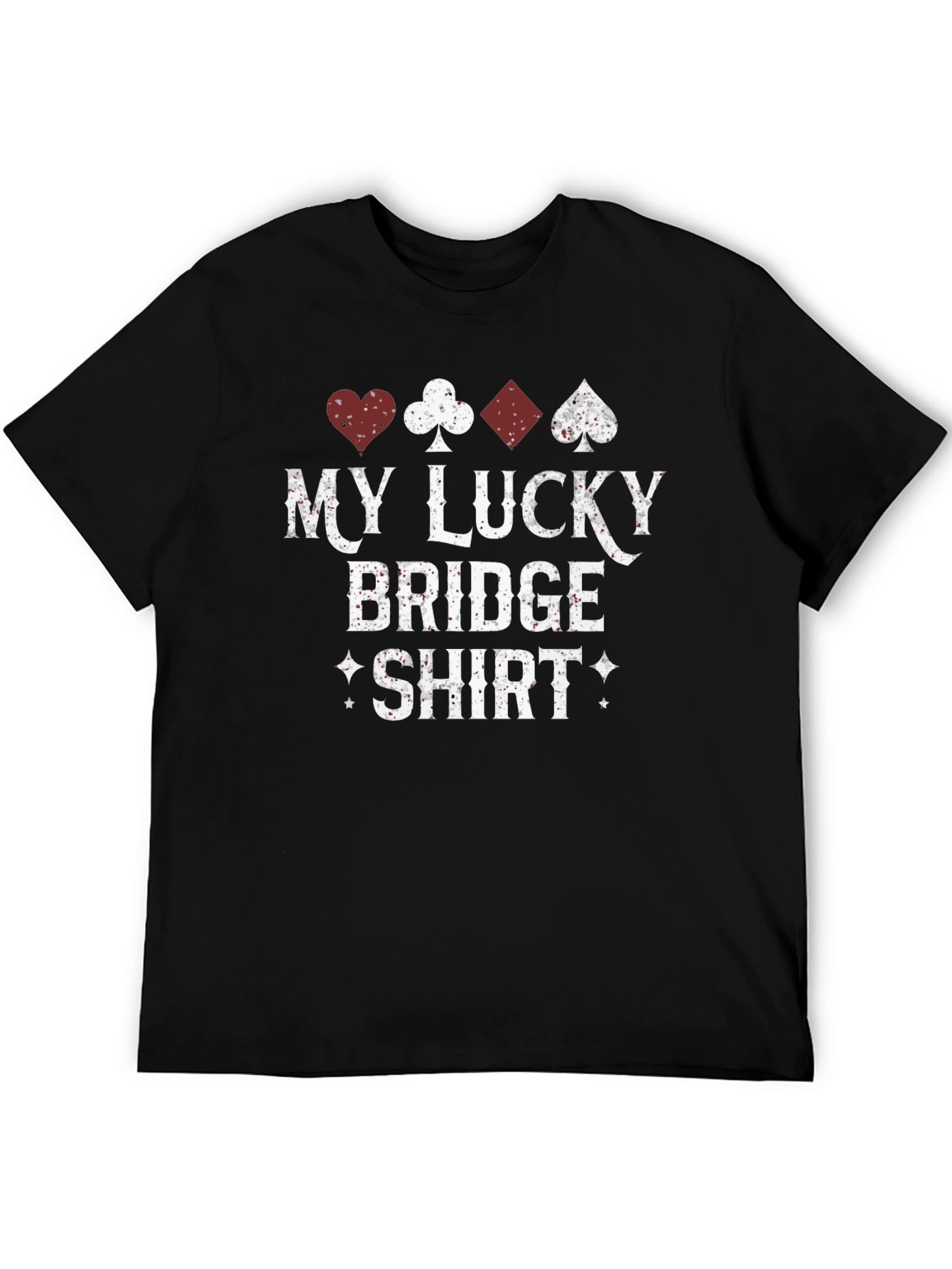 My Lucky Bridge Shirt - Card Suit Graphic Tee