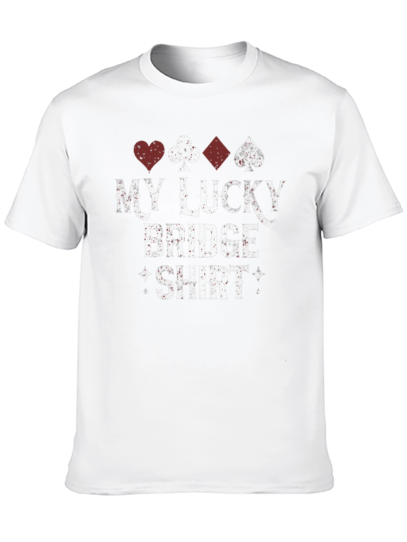 My Lucky Bridge Shirt - Card Suit Graphic Tee