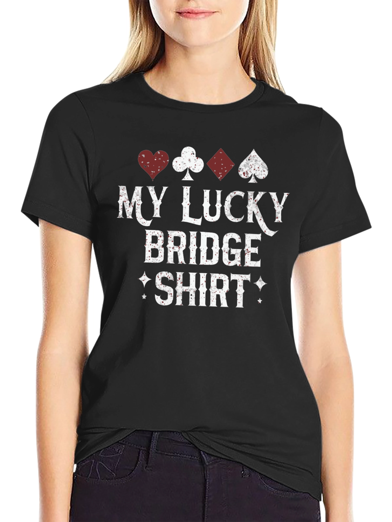 My Lucky Bridge Shirt - Card Suit Graphic Tee