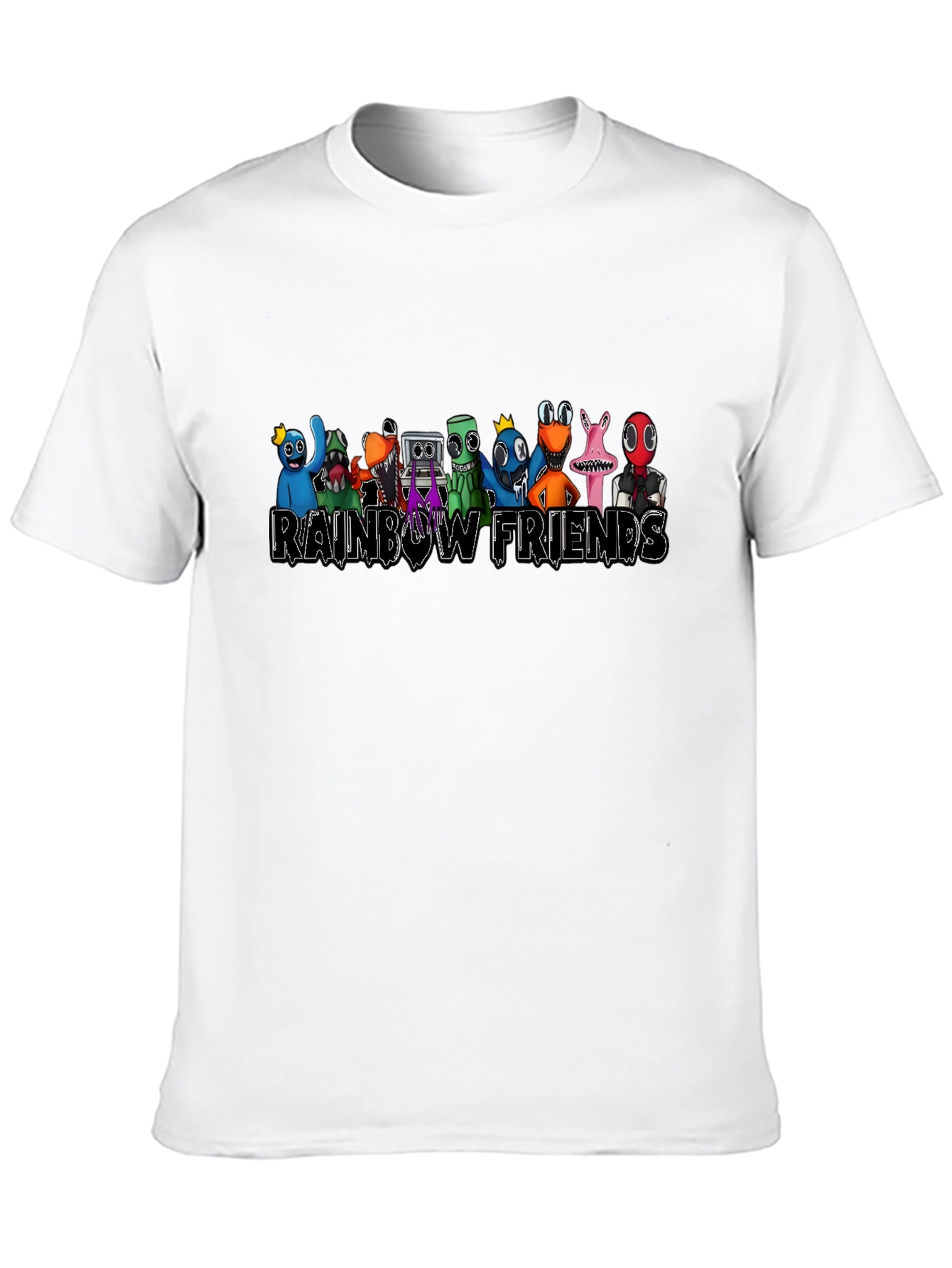 Rainbow Friends Black T-Shirt