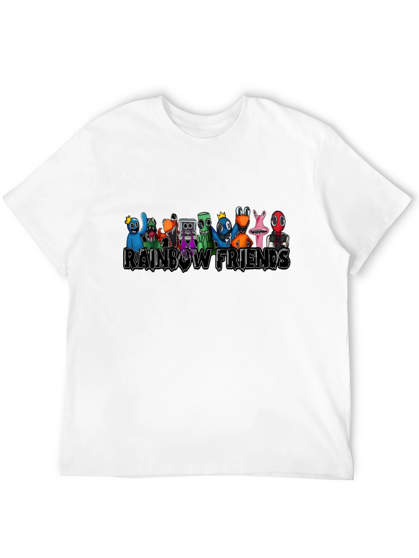 Rainbow Friends Black T-Shirt