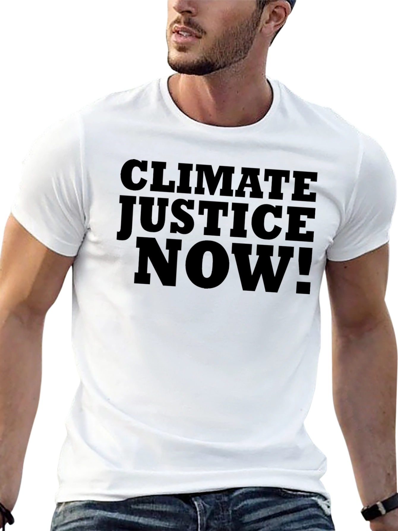 Climate Justice Now! Graphic Tee - Black