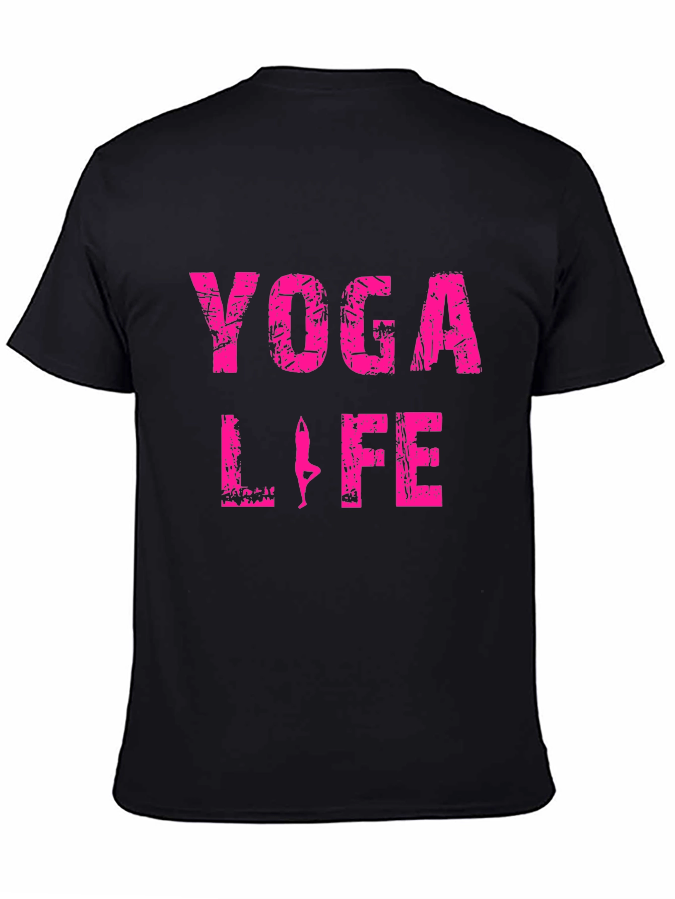 Yoga Life Graphic Tee - Black