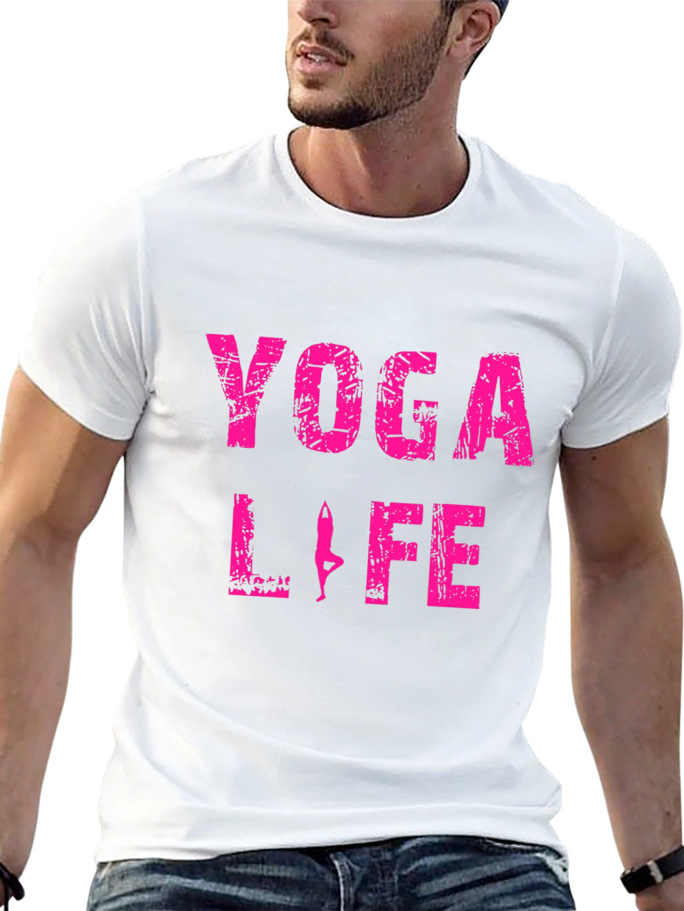 Yoga Life Graphic Tee - Black