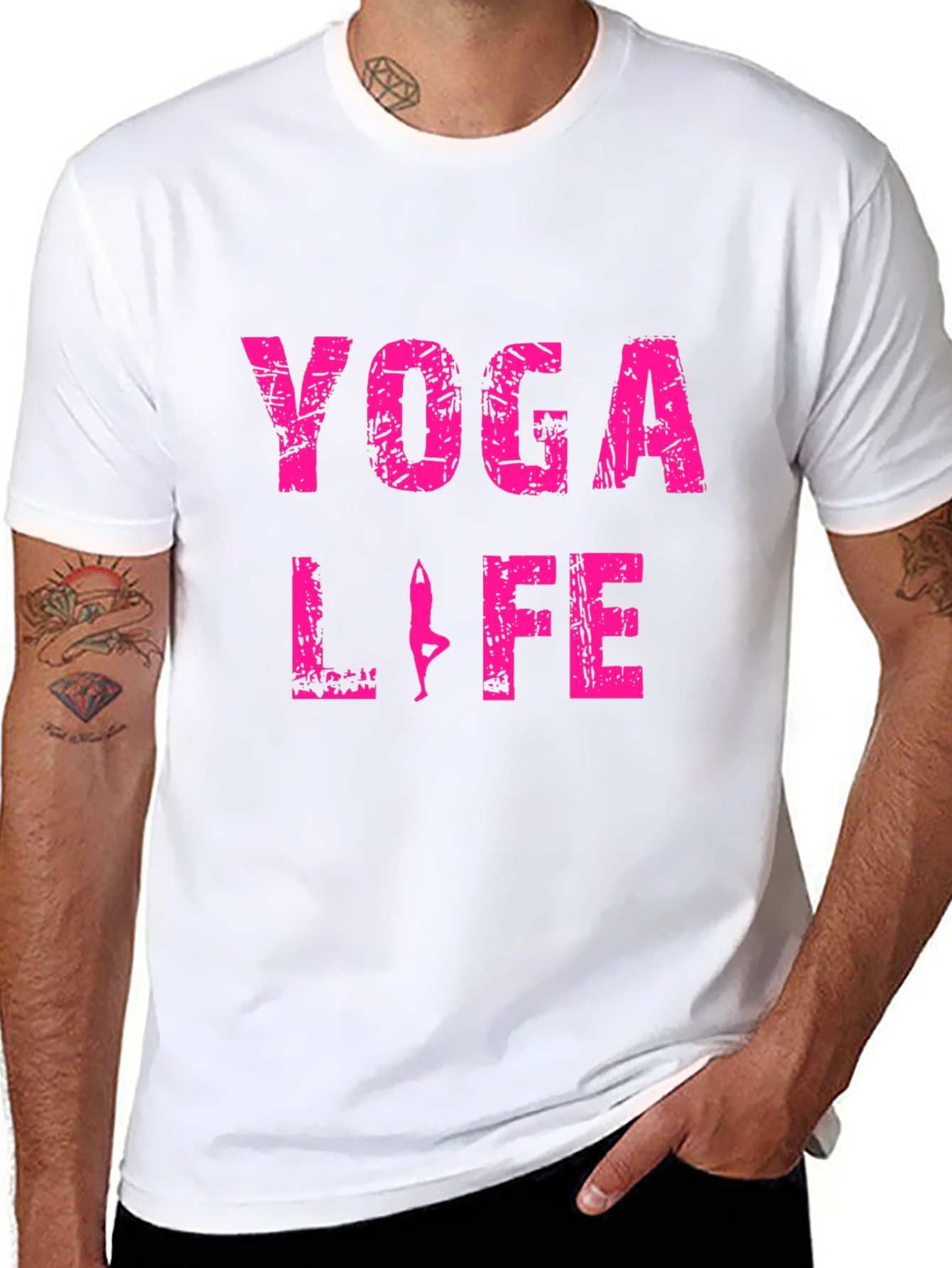 Yoga Life Graphic Tee - Black