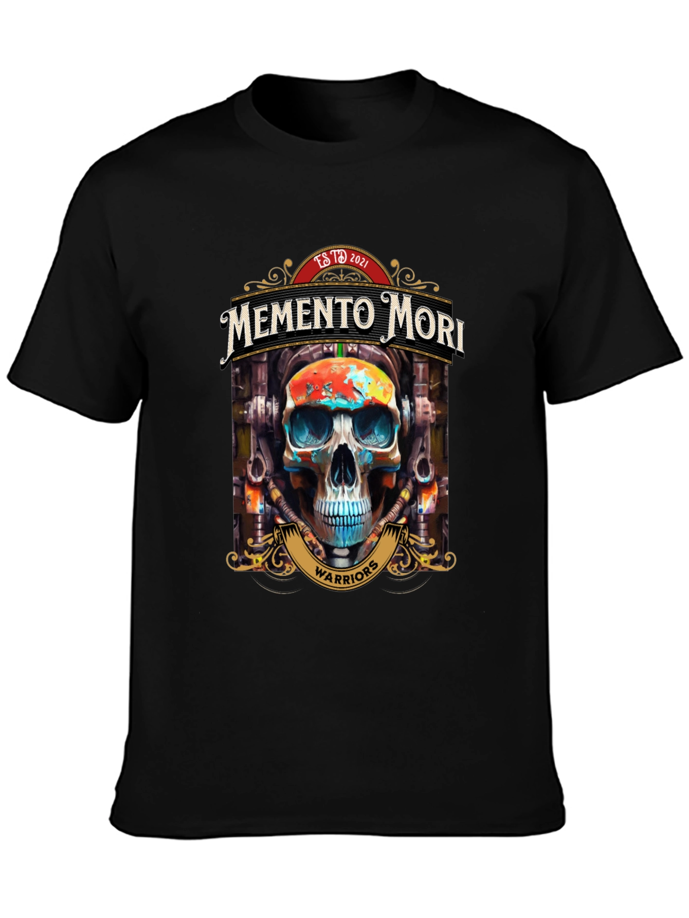 Memento Mori Skull Warriors Graphic Tee