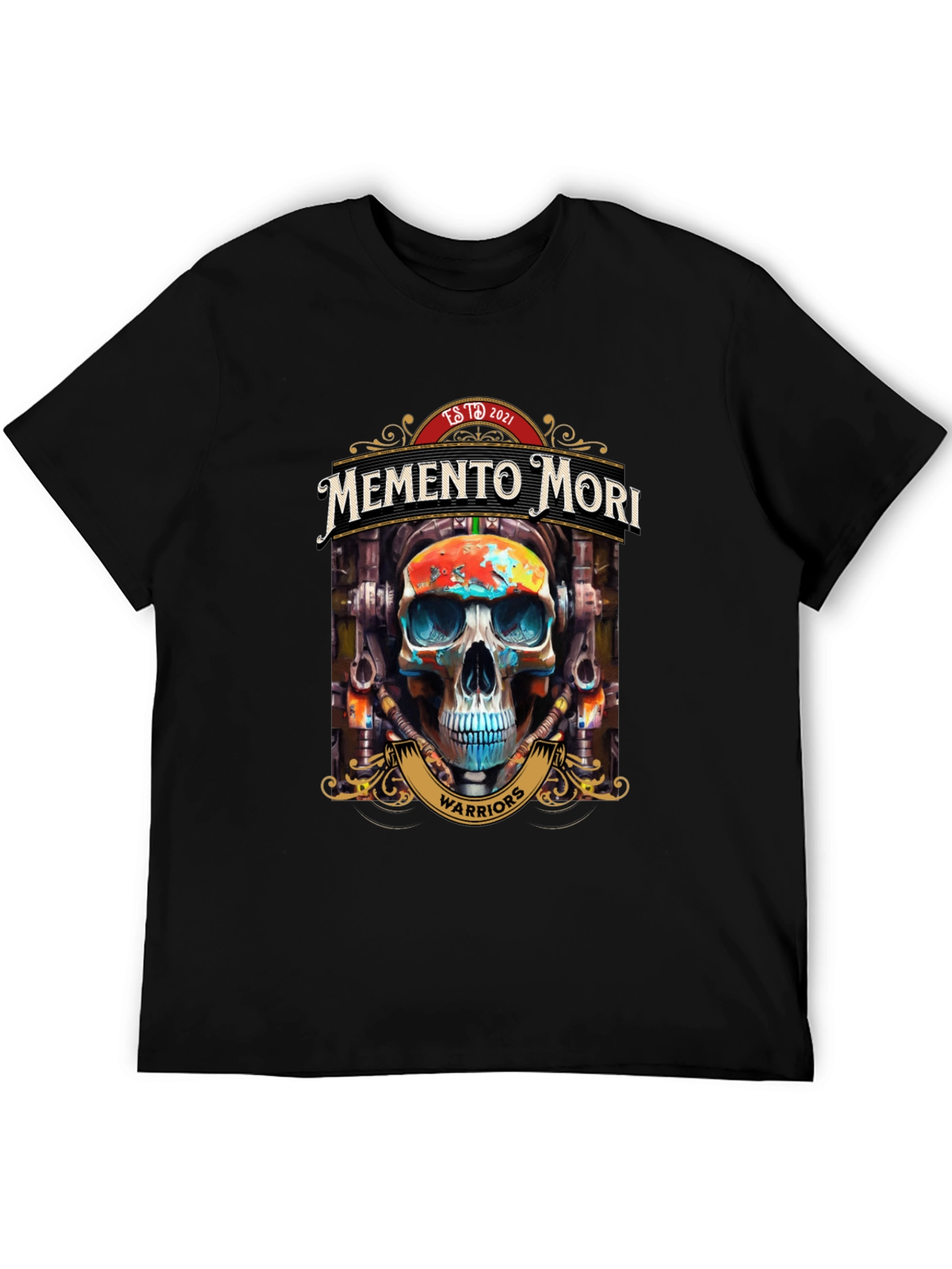 Memento Mori Skull Warriors Graphic Tee
