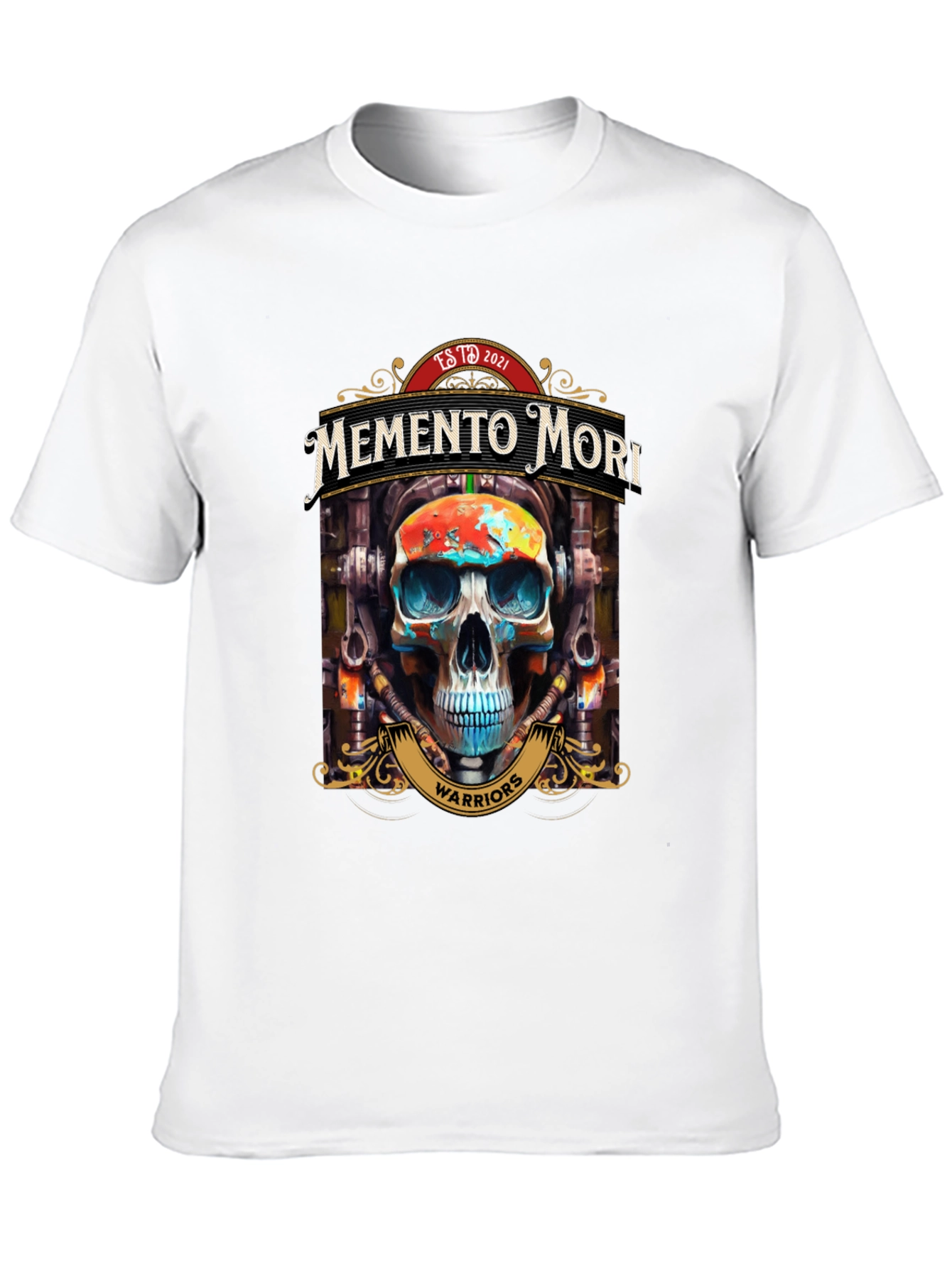 Memento Mori Skull Warriors Graphic Tee