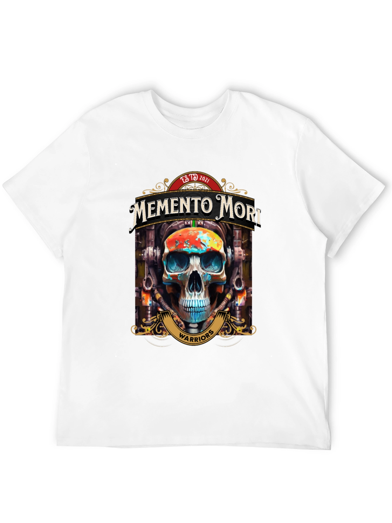 Memento Mori Skull Warriors Graphic Tee