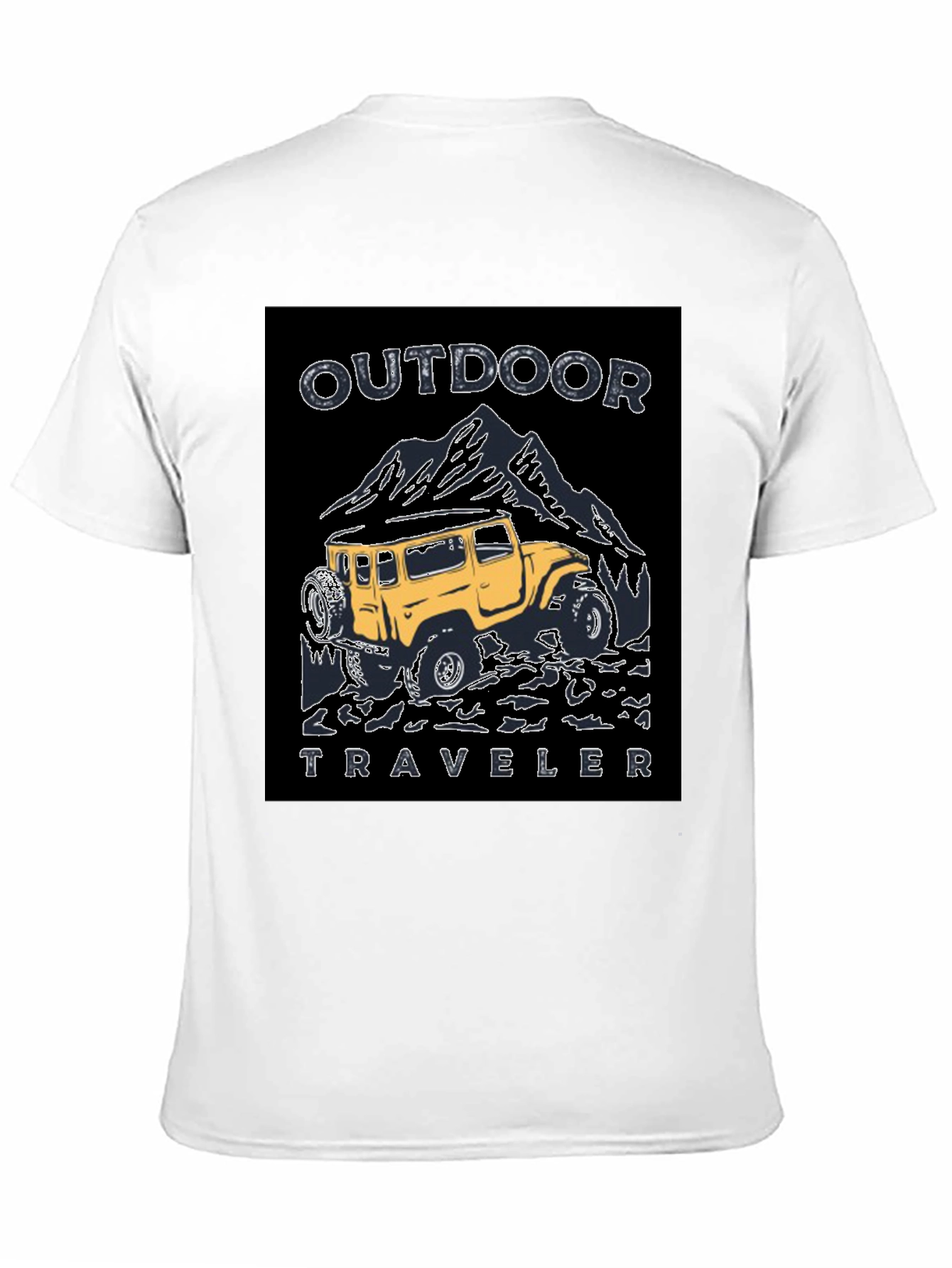 Outdoor Traveler Graphic Tee - Black