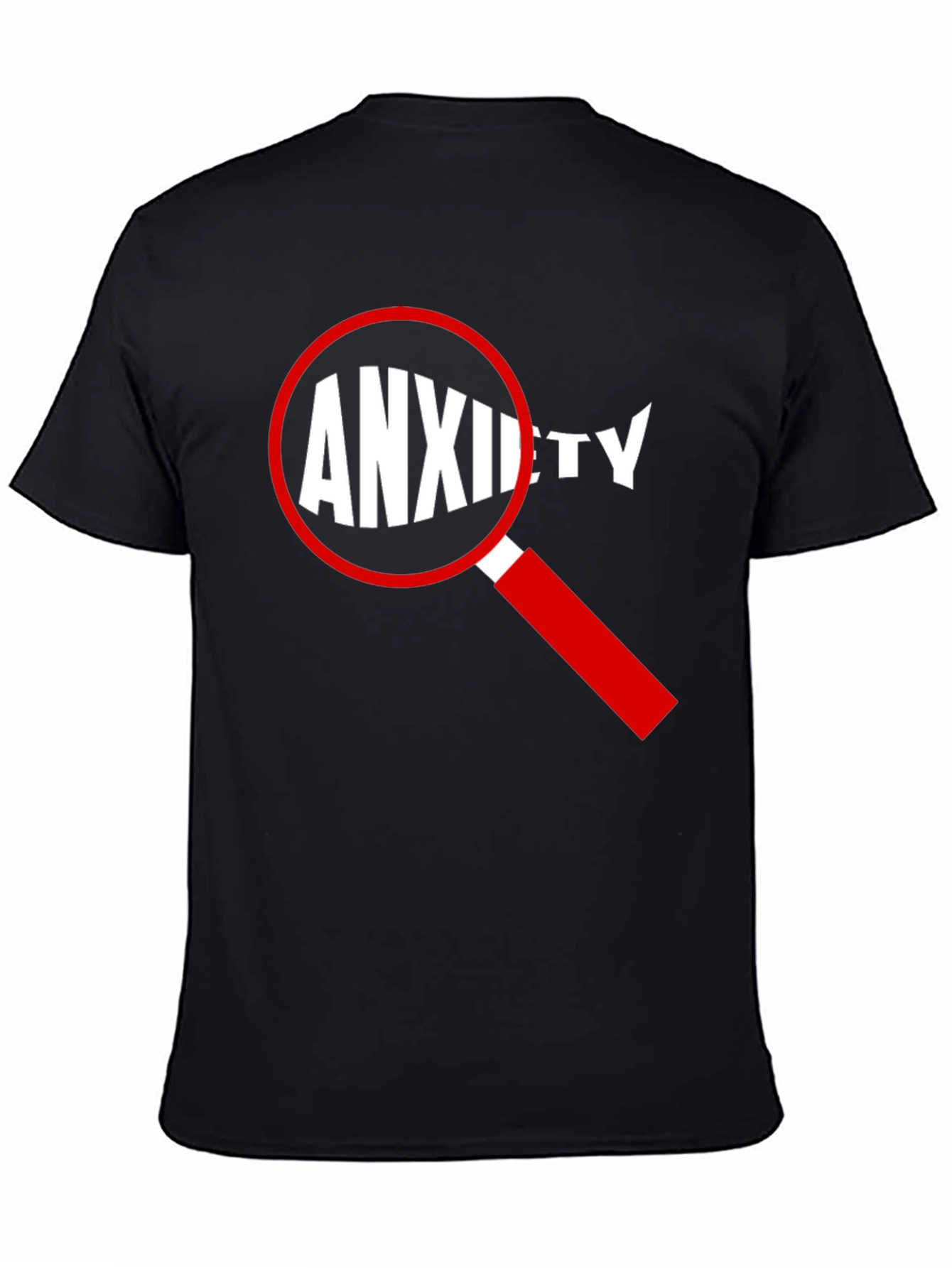 Anxiety Magnified T-Shirt - Black Cotton Tee