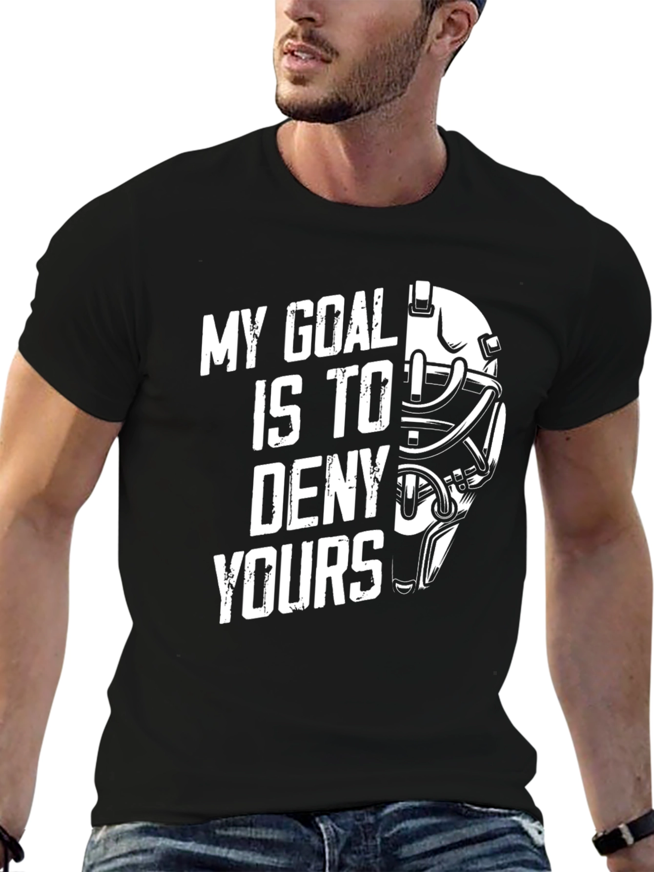 Goalie Graphic T-Shirt - Deny Yours