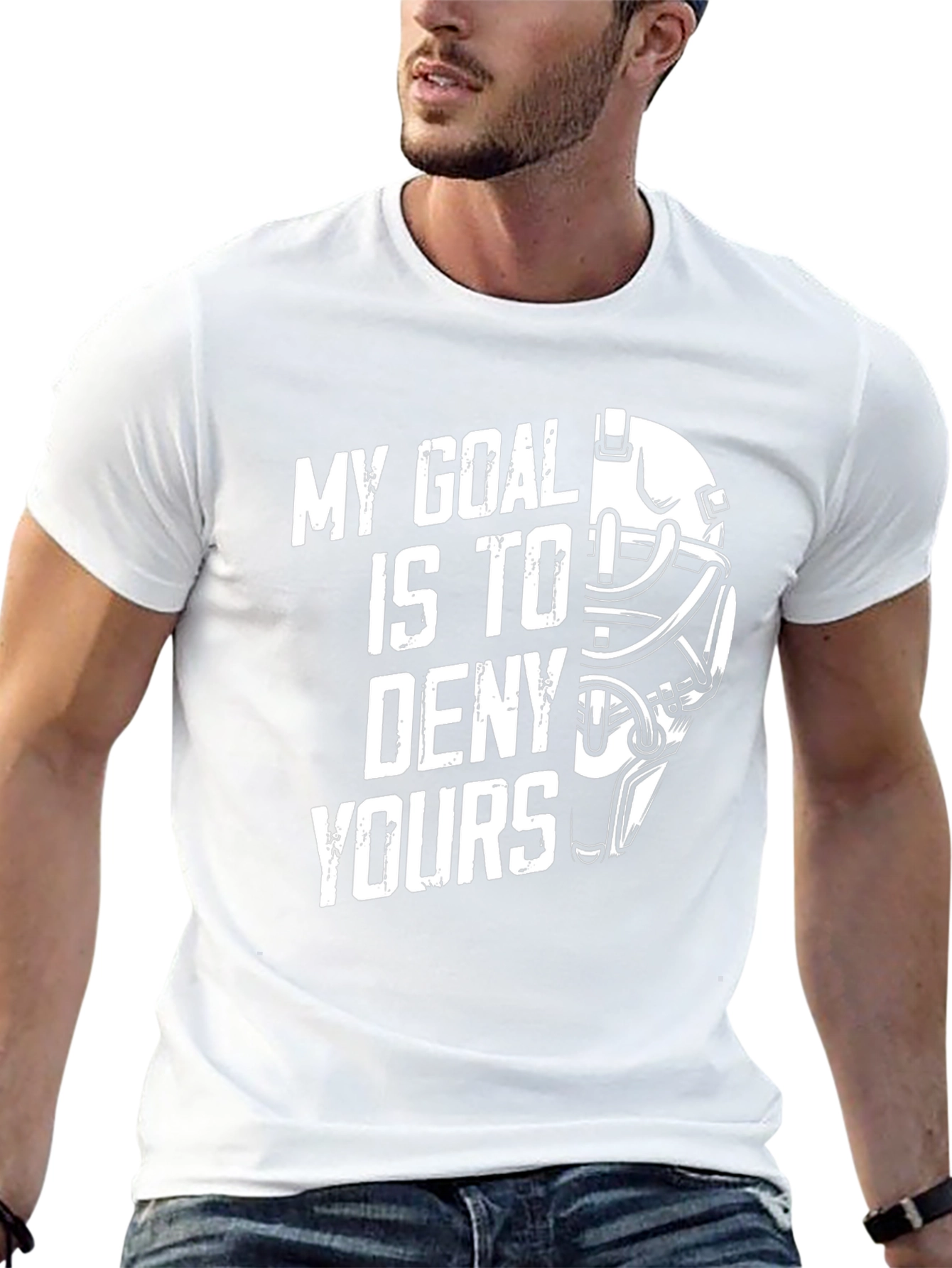 Goalie Graphic T-Shirt - Deny Yours