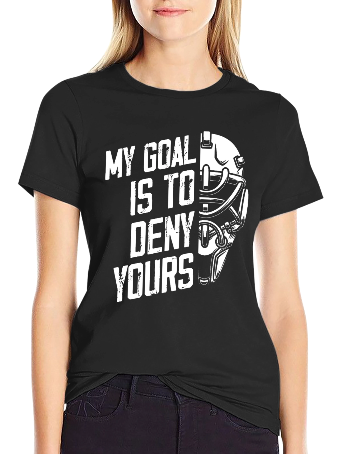 Goalie Graphic T-Shirt - Deny Yours