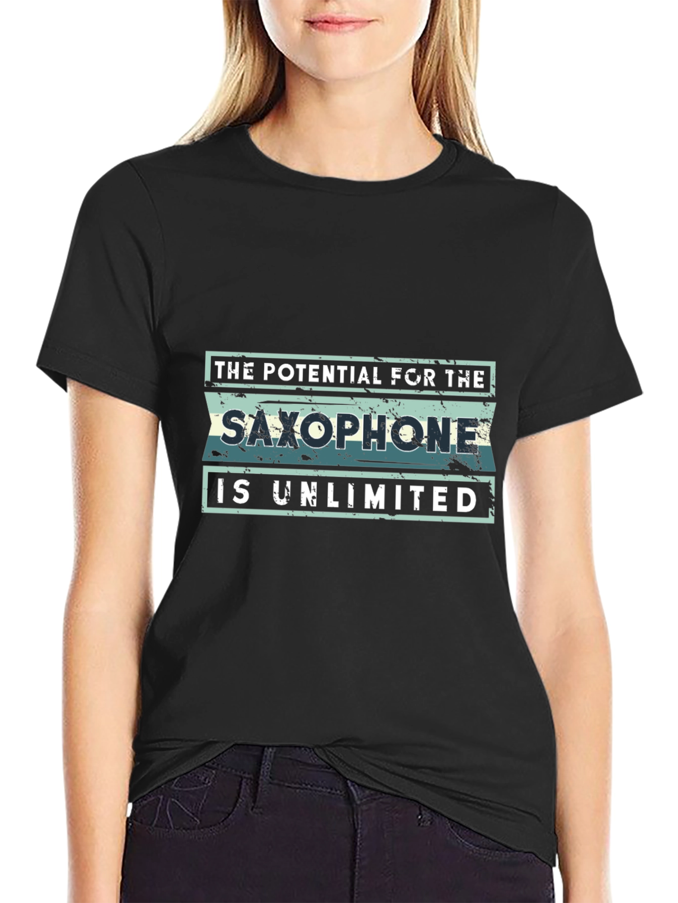 Saxophone Potential T-Shirt - Unlimited Design