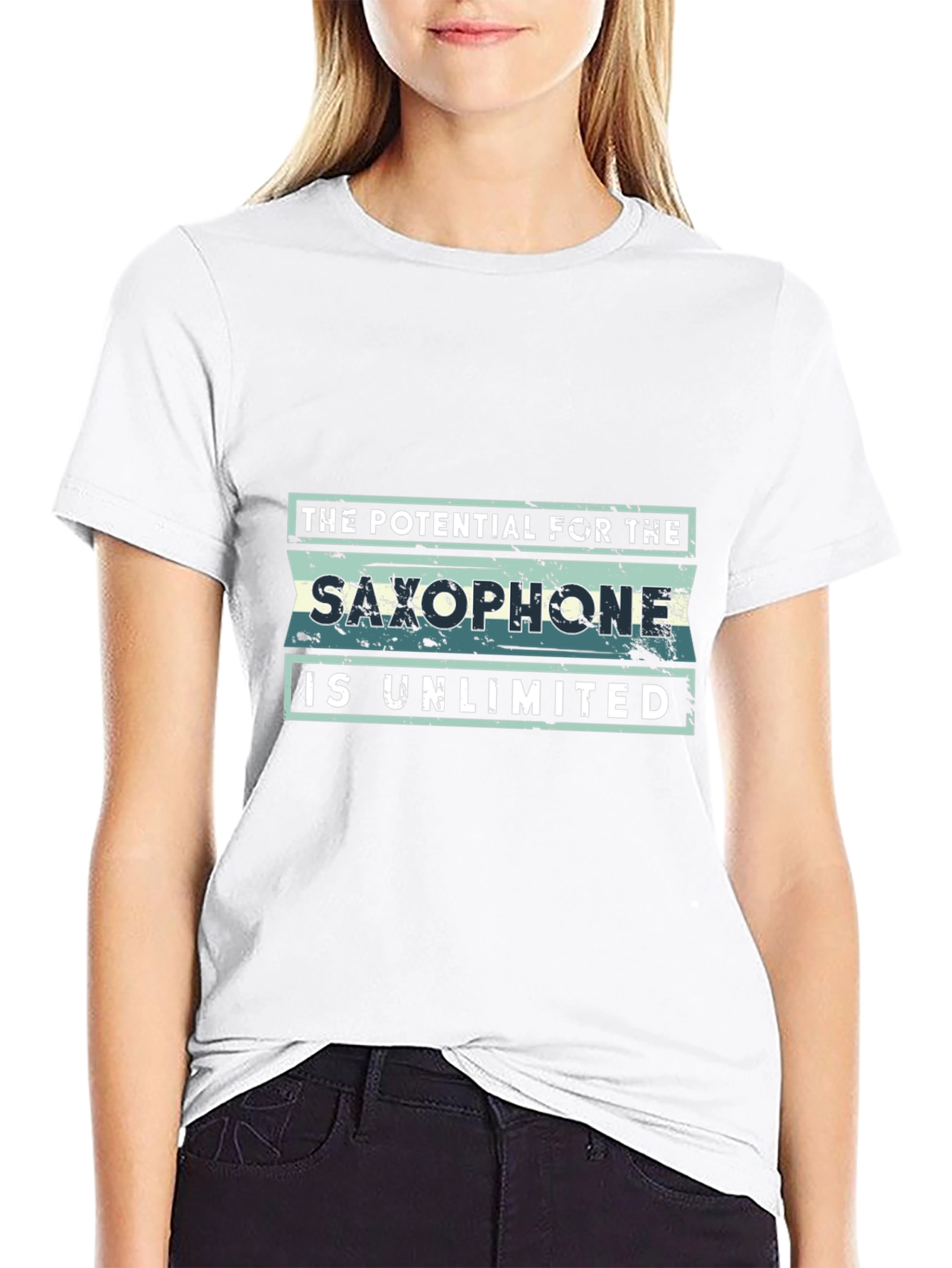 Saxophone Potential T-Shirt - Unlimited Design