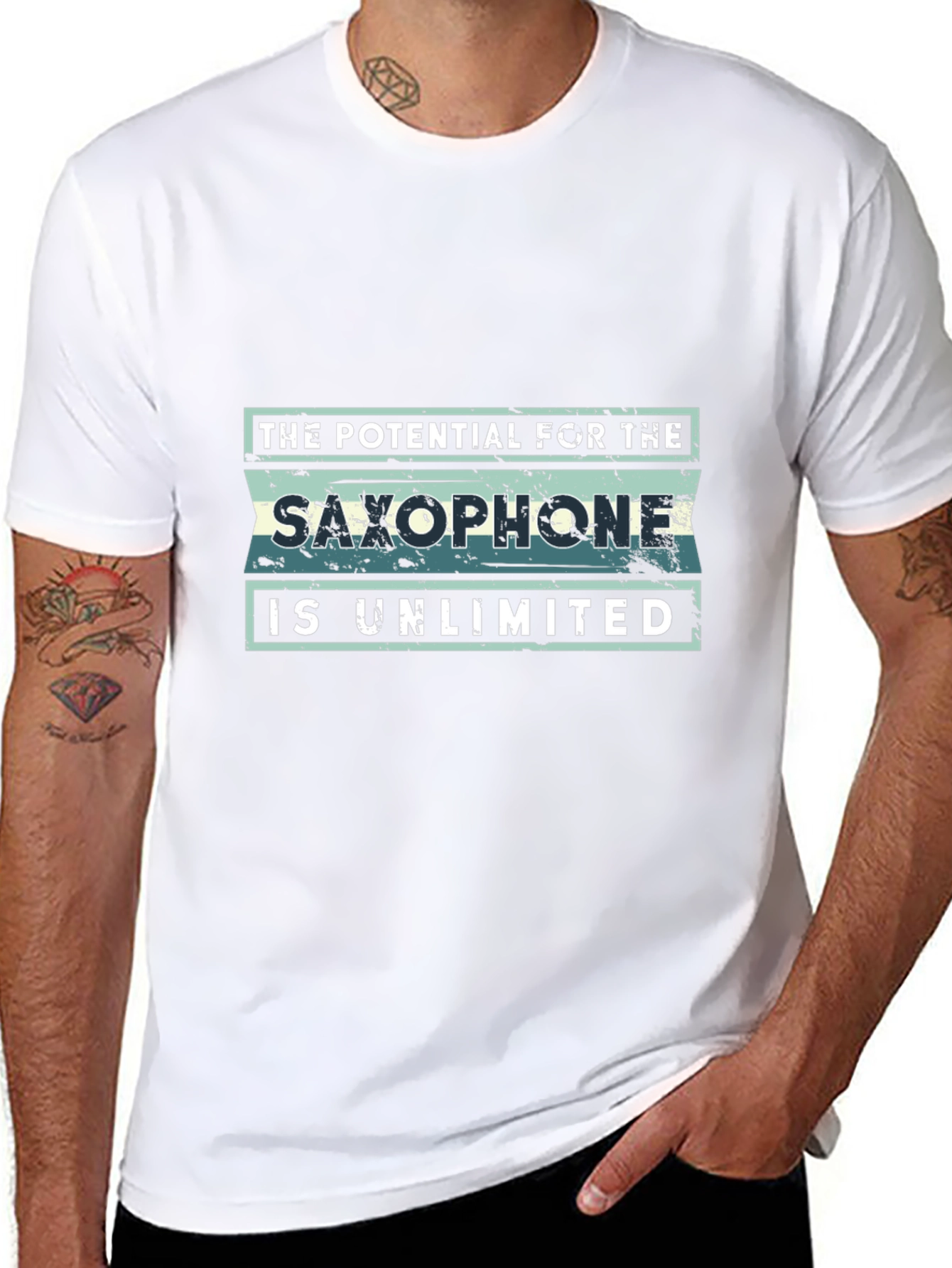 Saxophone Potential T-Shirt - Unlimited Design