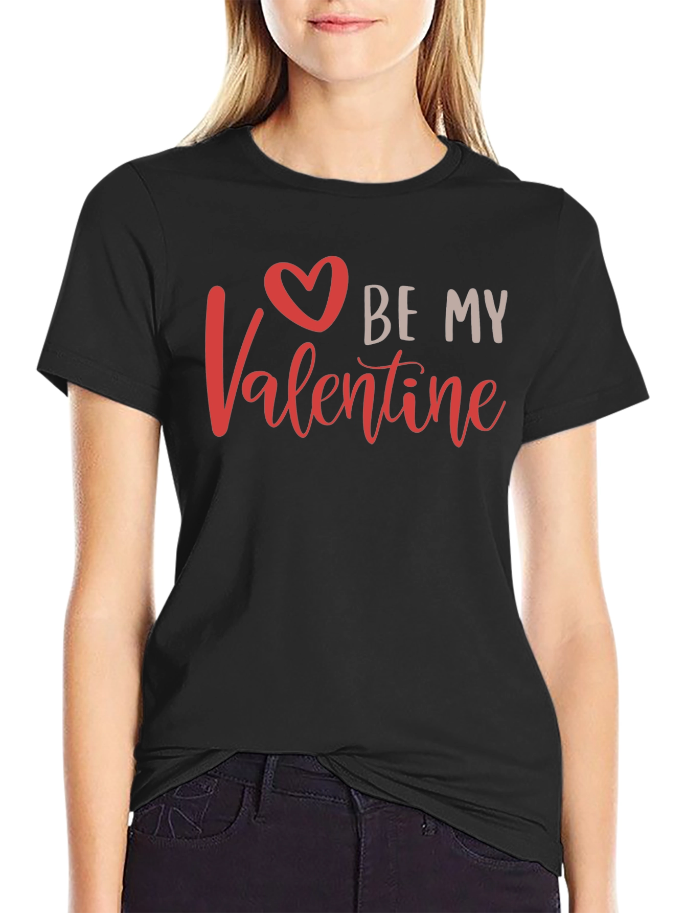 Be My Valentine T-Shirt - Heart Graphic Tee