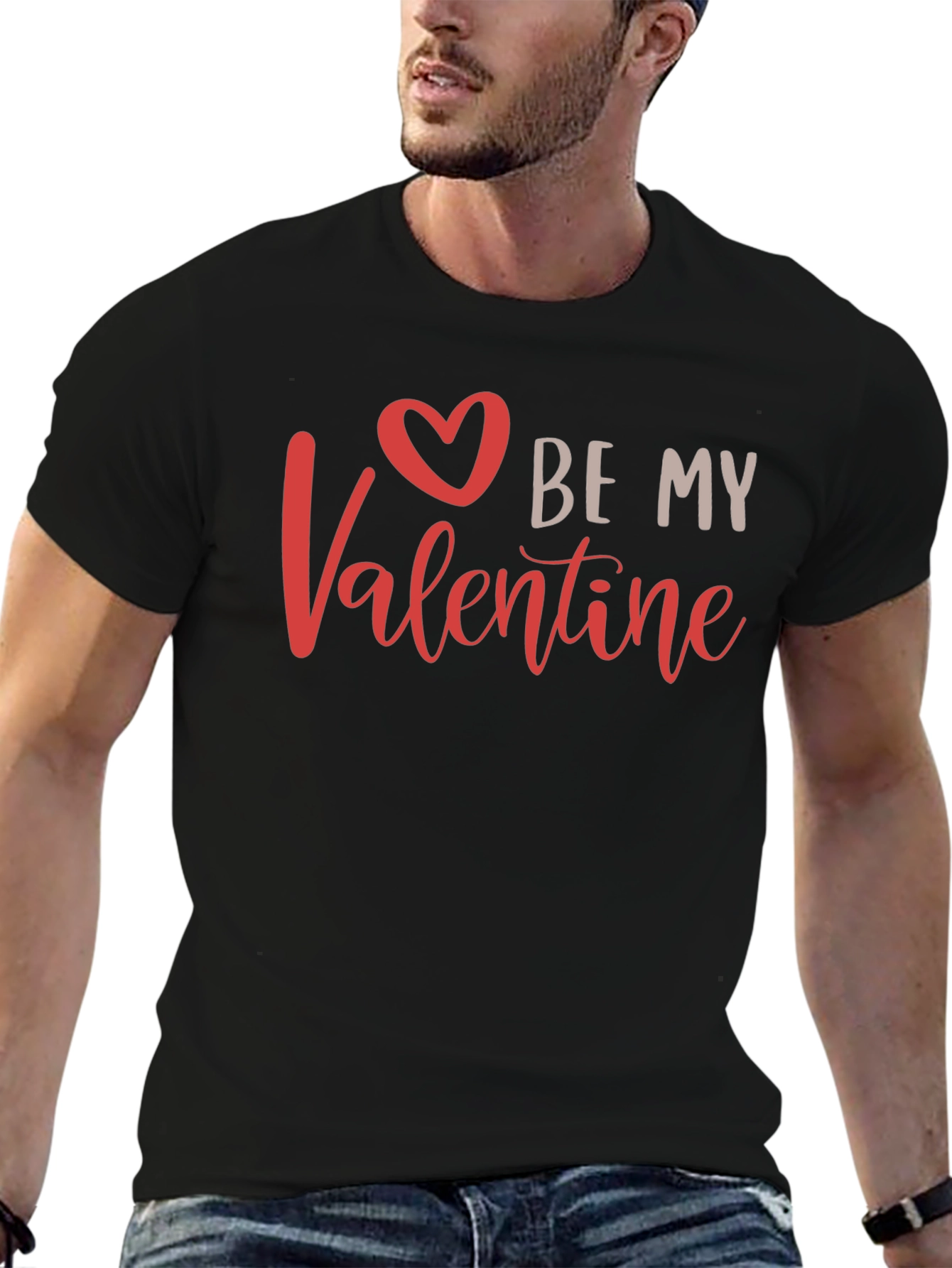 Be My Valentine T-Shirt - Heart Graphic Tee