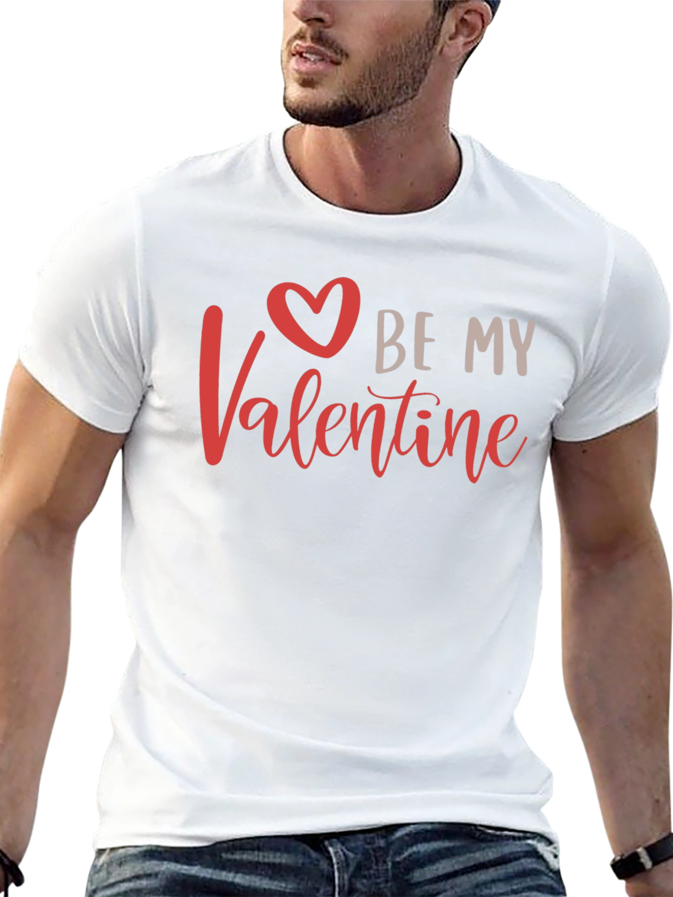Be My Valentine T-Shirt - Heart Graphic Tee